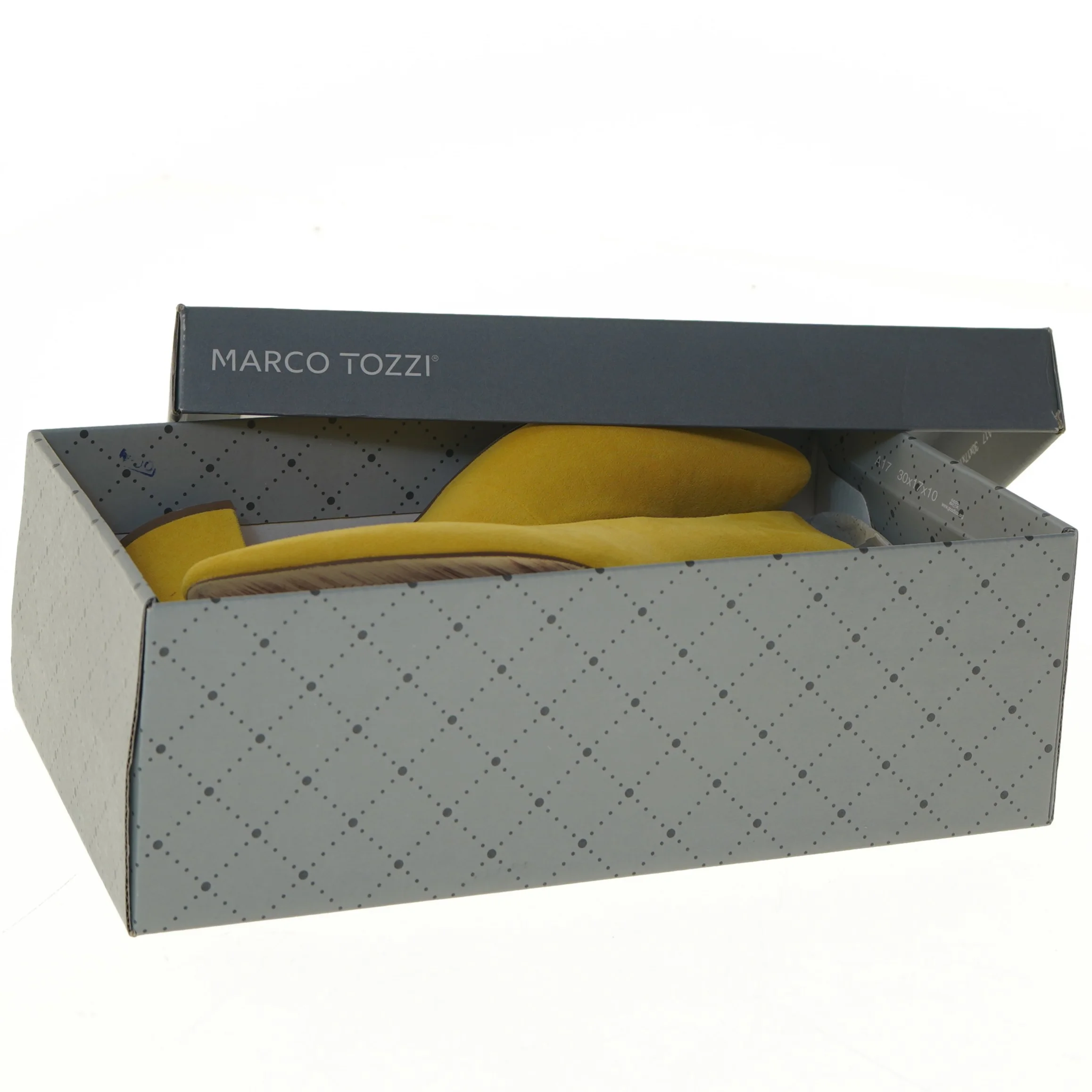 Gule høje hæle i størrelse 38 fra Marco Tozzi (str. 38 )