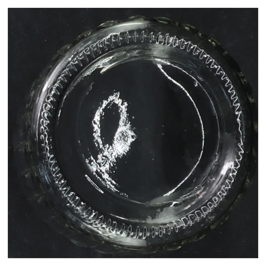 Glas med låg, 2 stk (str. 13 cm. 2 styk)