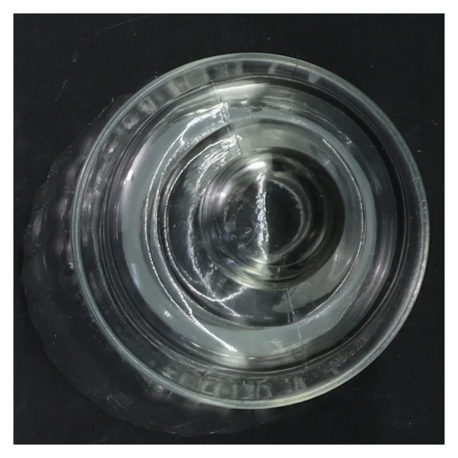 Glas med låg, 2 stk (str. 13 cm. 2 styk)