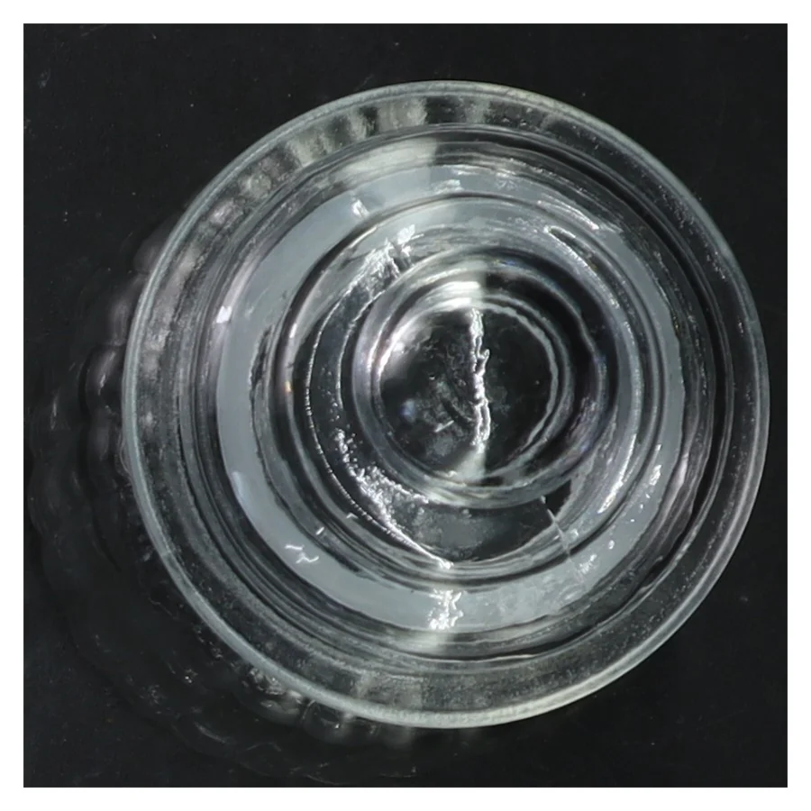 Glas med låg, 2 stk (str. 13 cm. 2 styk)