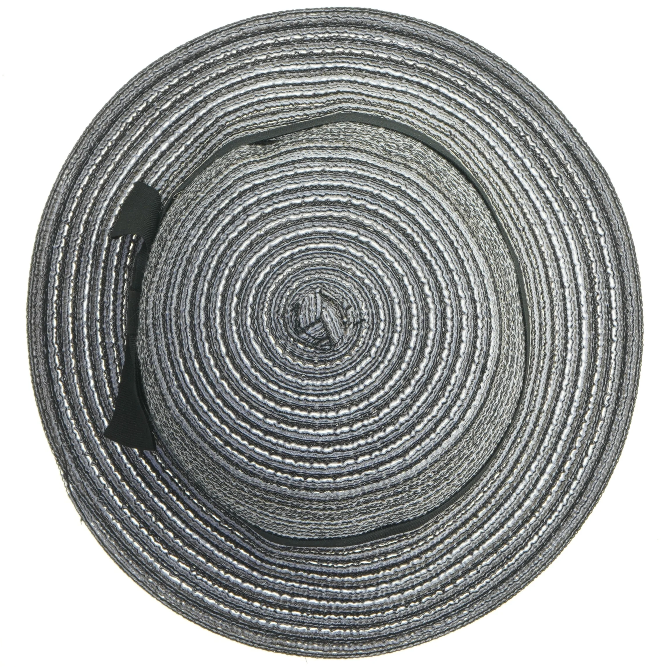 Stråhat med sort bånd fra Maya (str. Ø 21 cm)