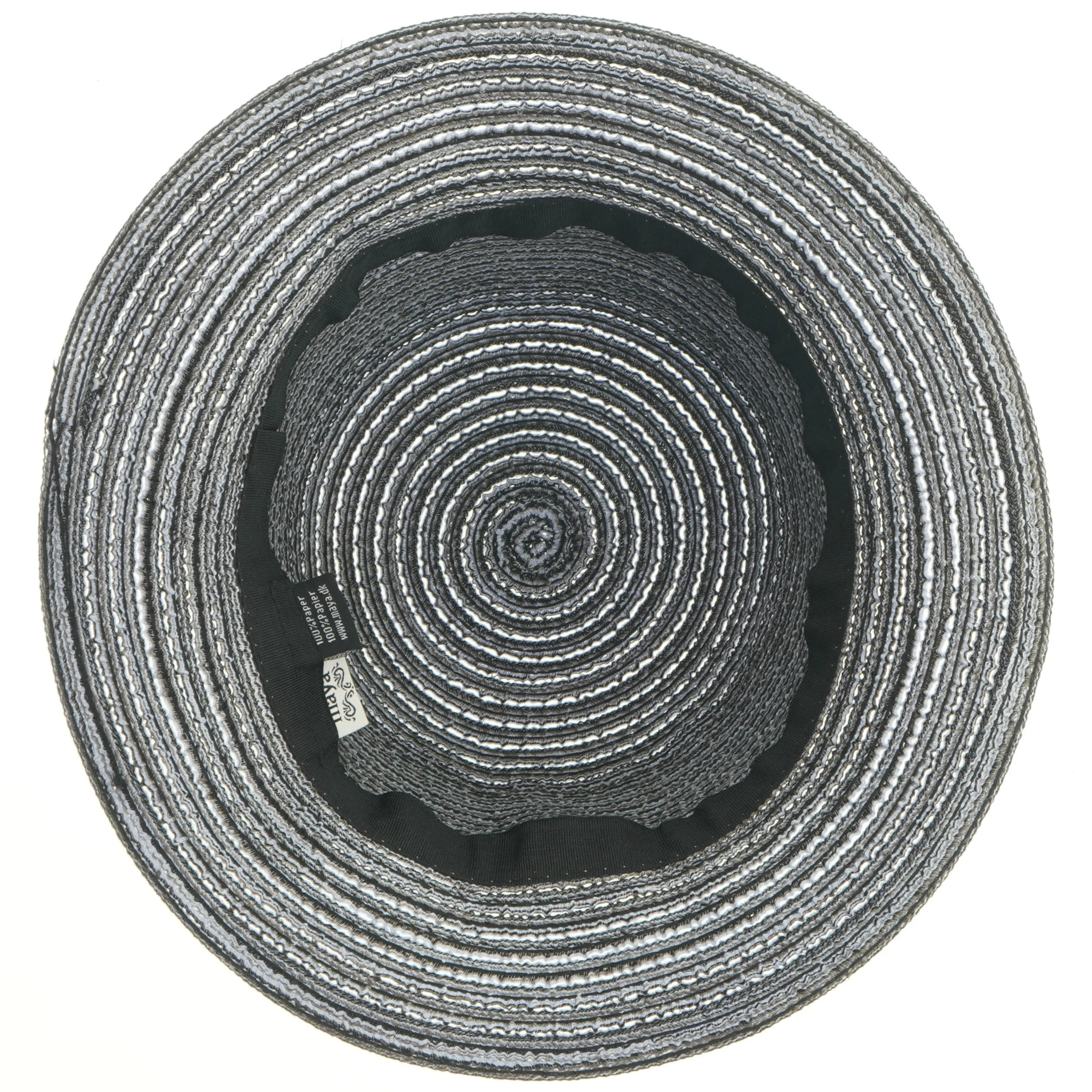 Stråhat med sort bånd fra Maya (str. Ø 21 cm)