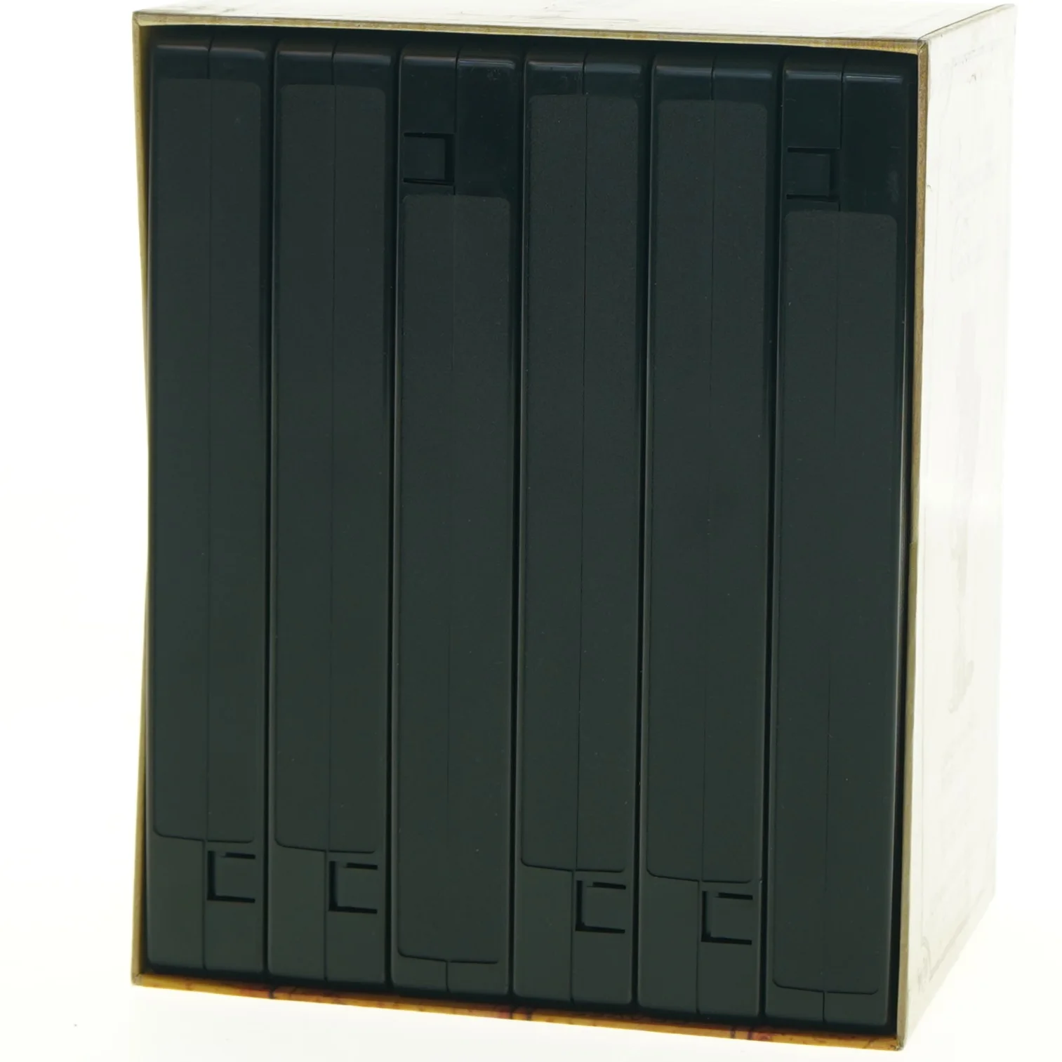 Samling af VHS-bånd med trækasse, Vins, Champagnes & Cocktails