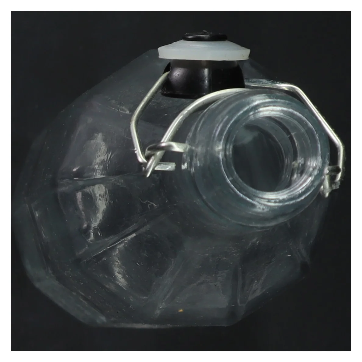 Genbrugsglasflaske med patentlukning (str. H 32 cm)