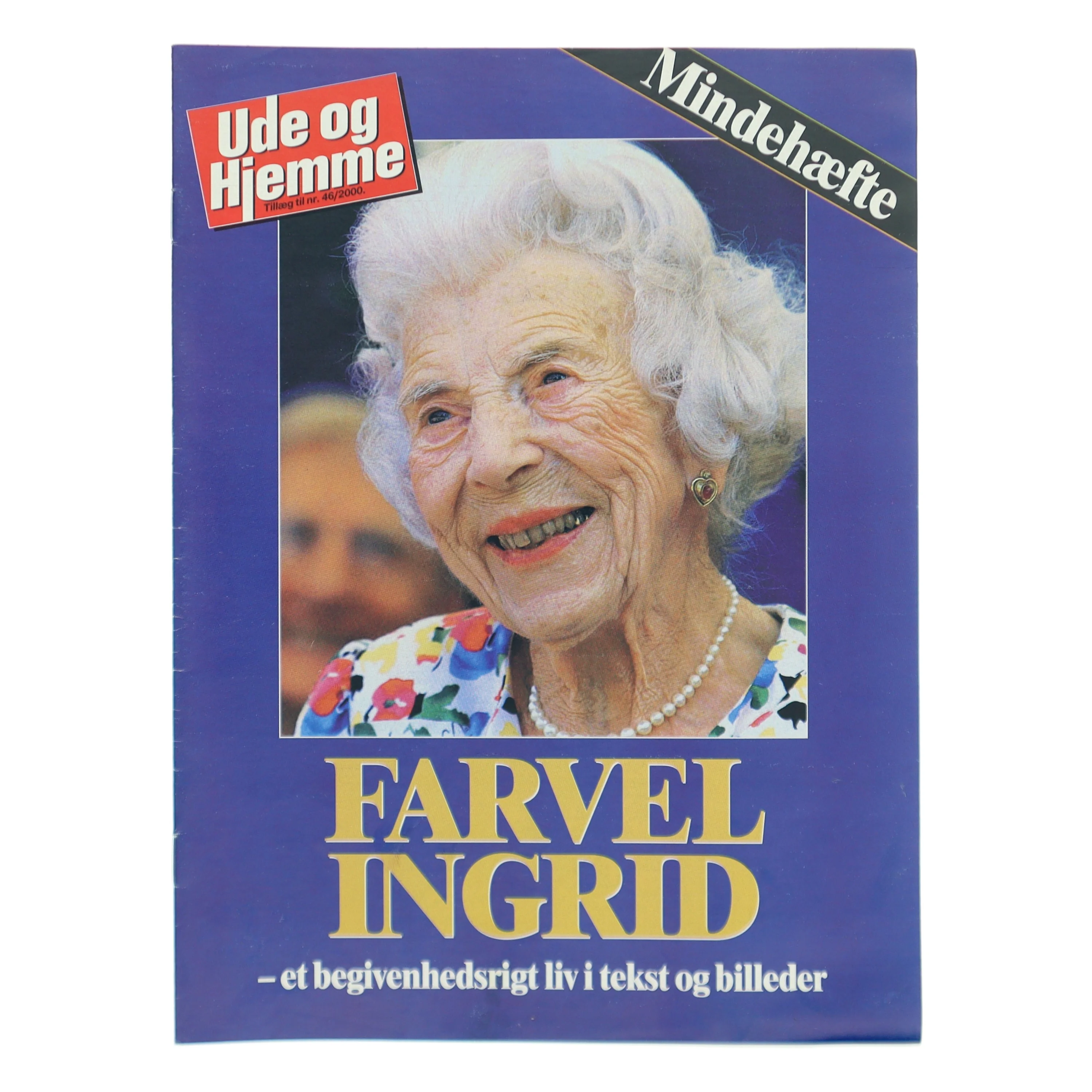 Mindeskrift 'Farvel Ingrid' fra Ude og Hjemme