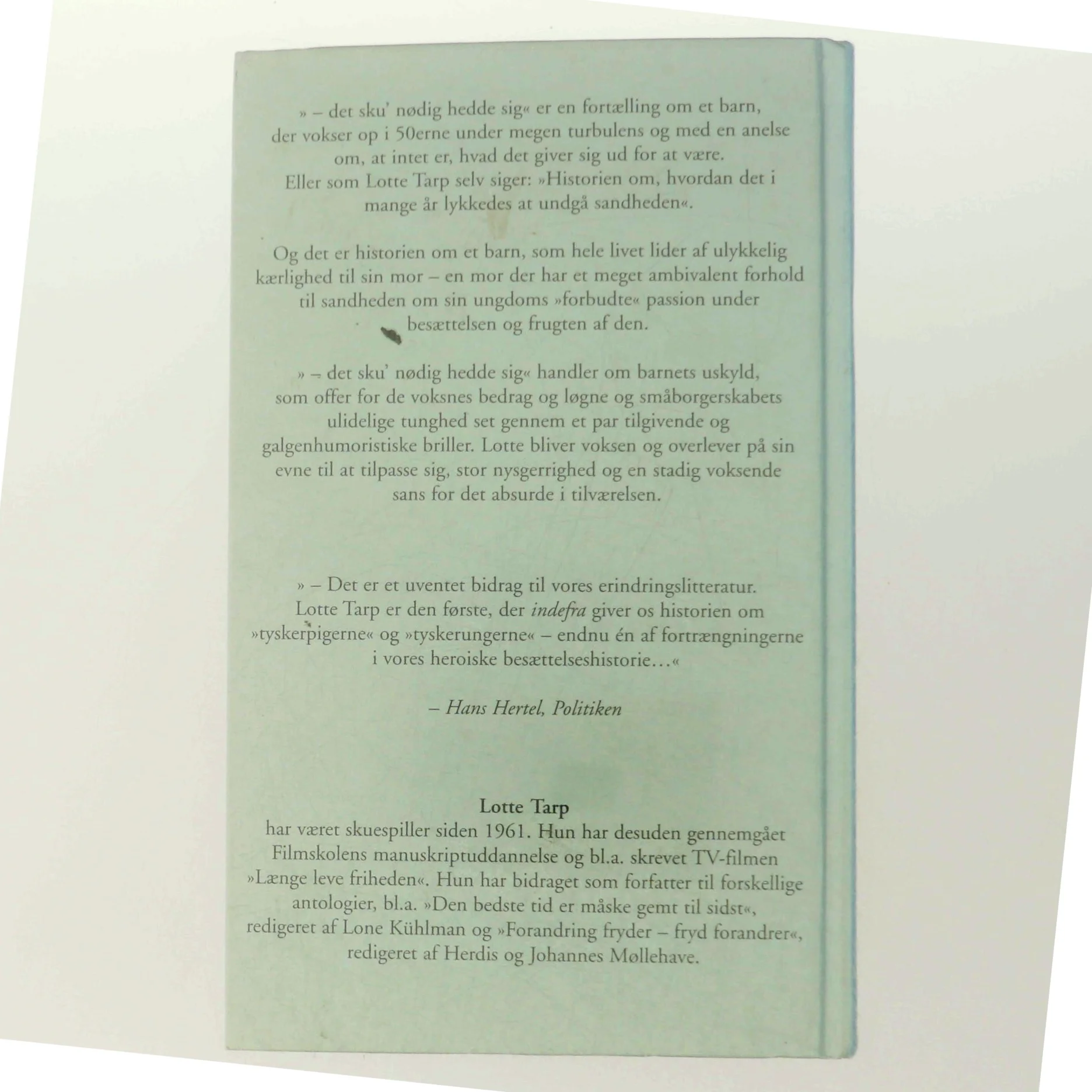 -det sku' nødig hedde sig' af Lotte Tarp (Bog)