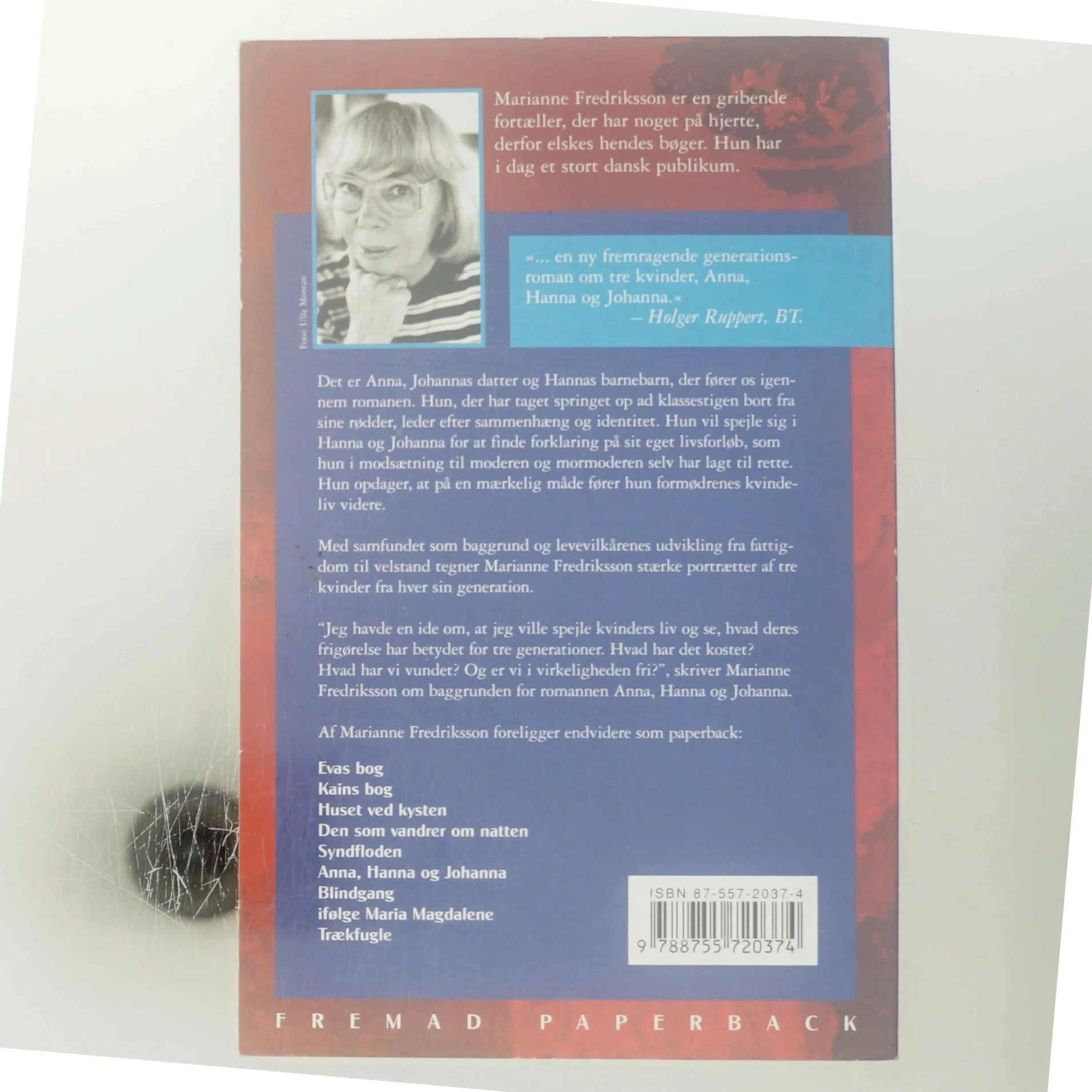 Anna, Hanna og Johanna af Marianne Fredriksson (Bog)