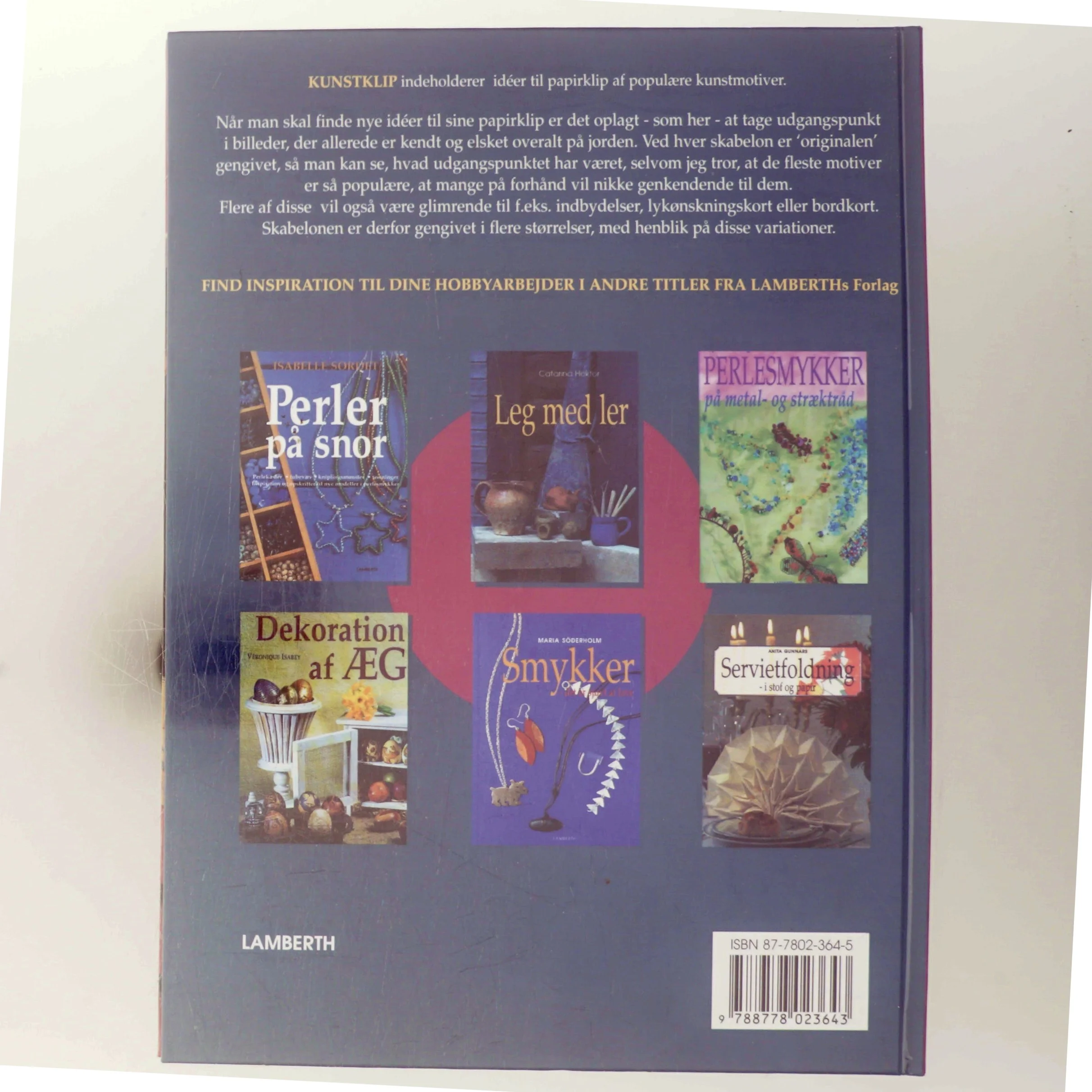 Kunstklip : populære motiver i papir af Lena Lamberth (Bog)