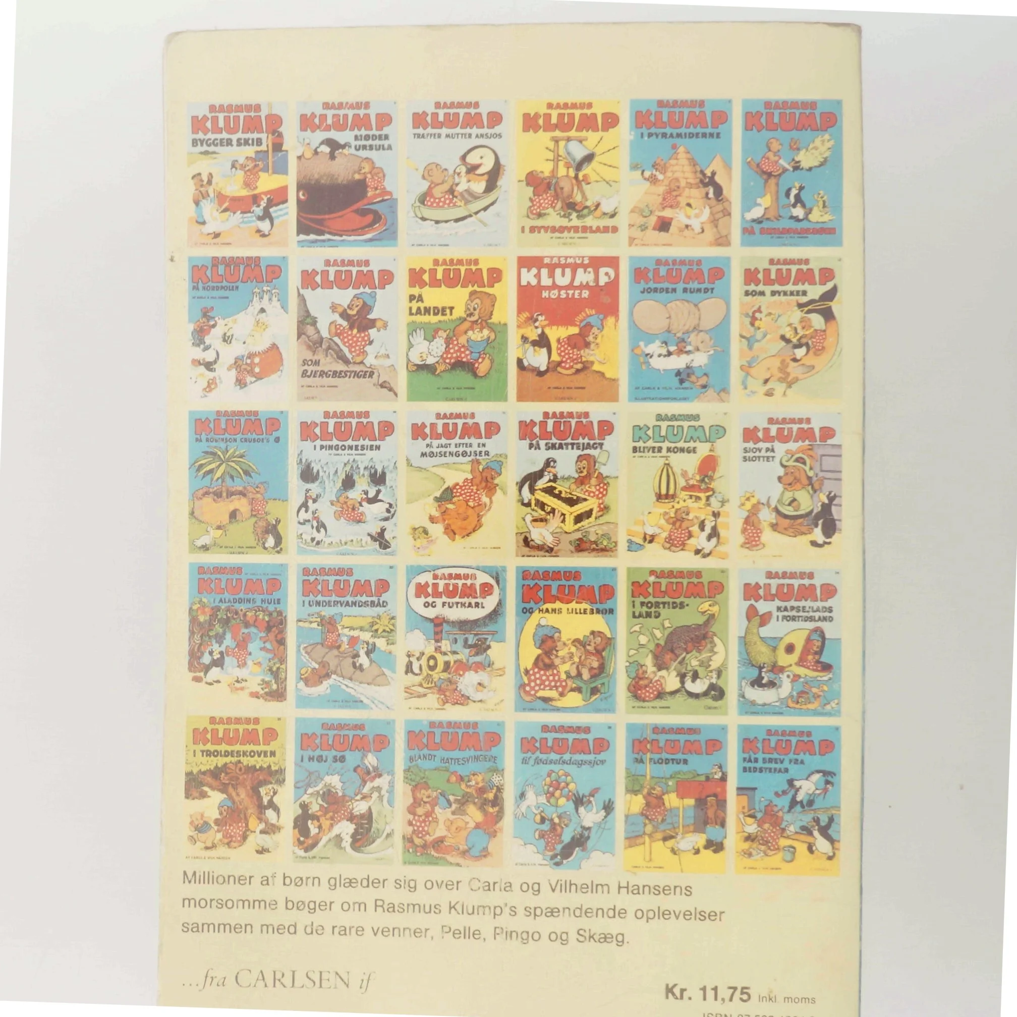 Rasmus Klump bygger radiostation af Carla og Vilh. Hansen (Bog)