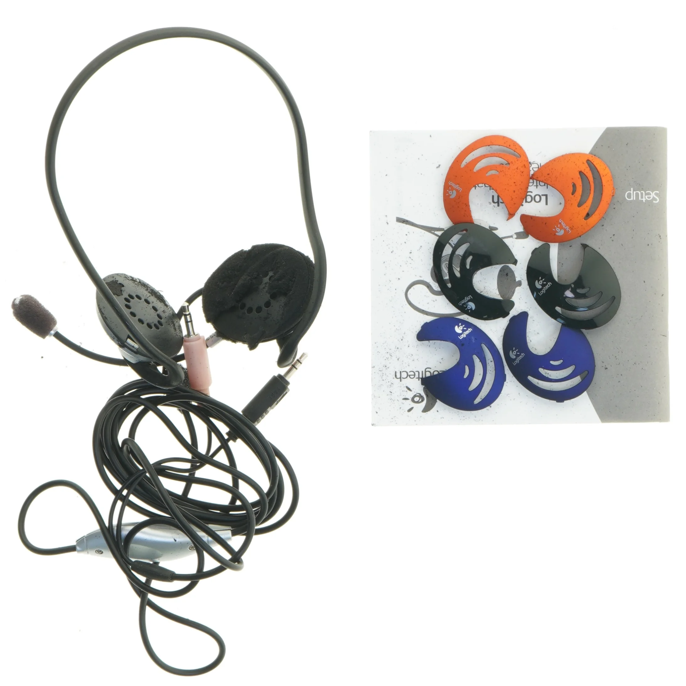 Logitech headset med mikrofon fra Logitech (str. Ø 11 cm)