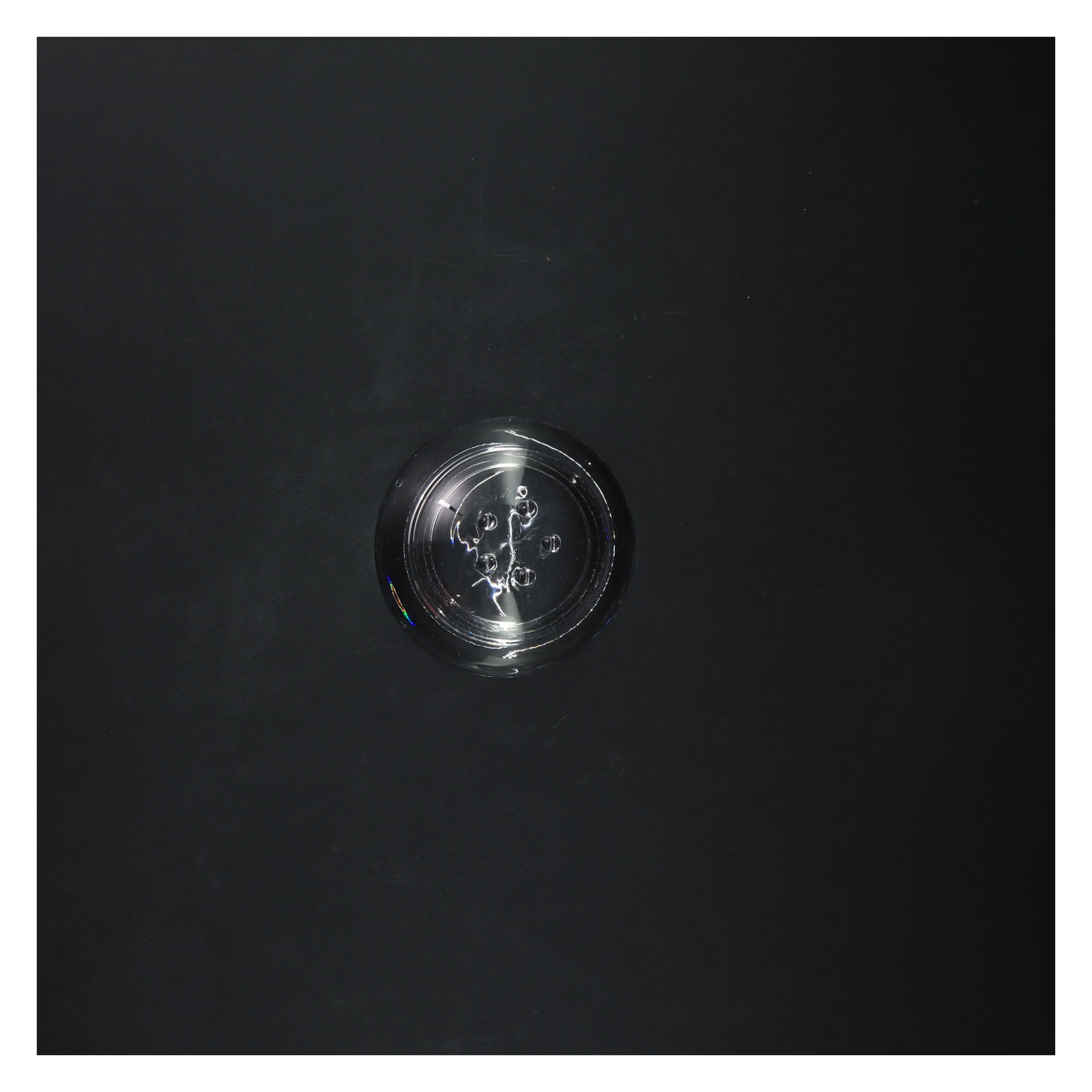 Glas lysestage fra Iittala (str. Ø 9,2 cm)