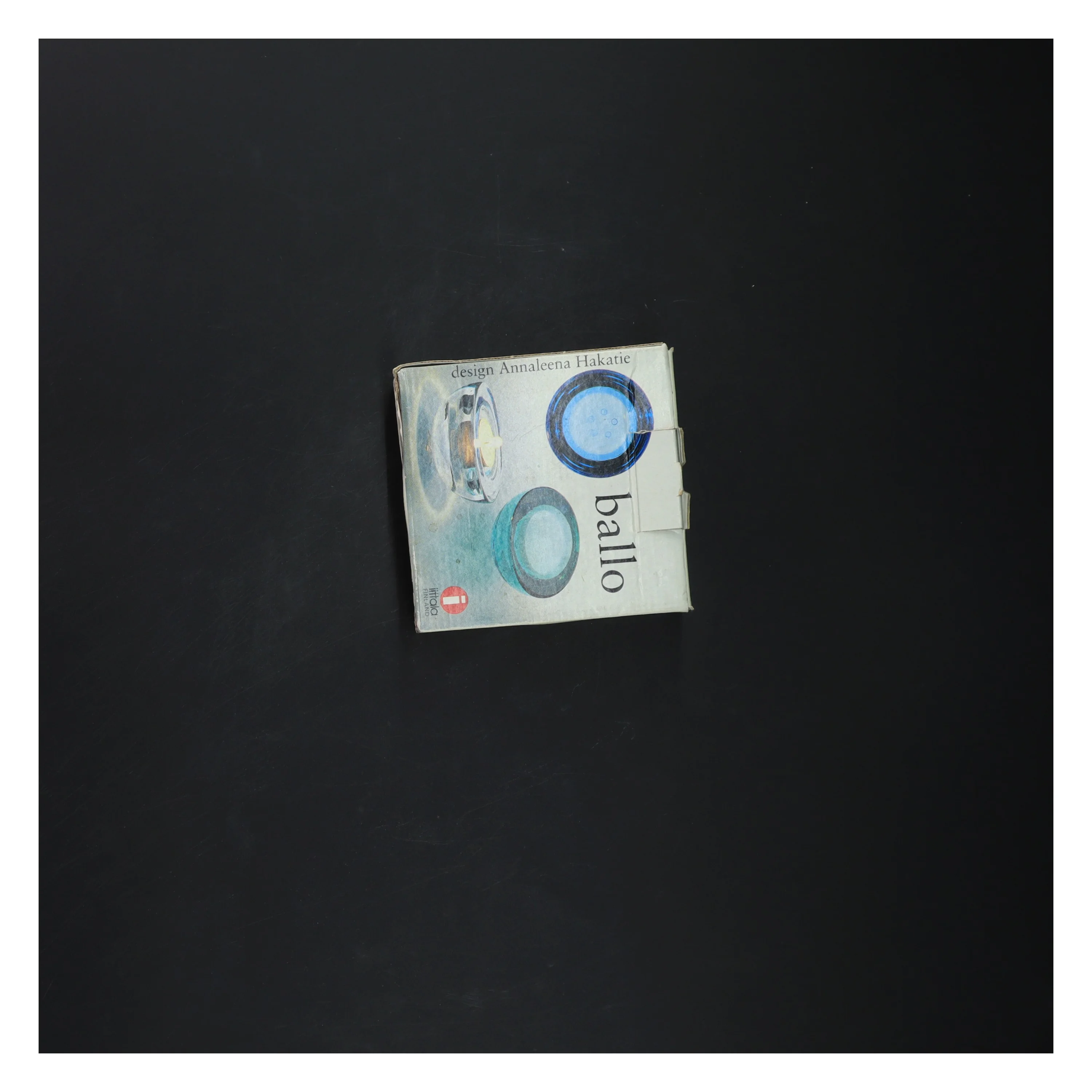 Glas lysestage fra Iittala (str. Ø 9,2 cm)