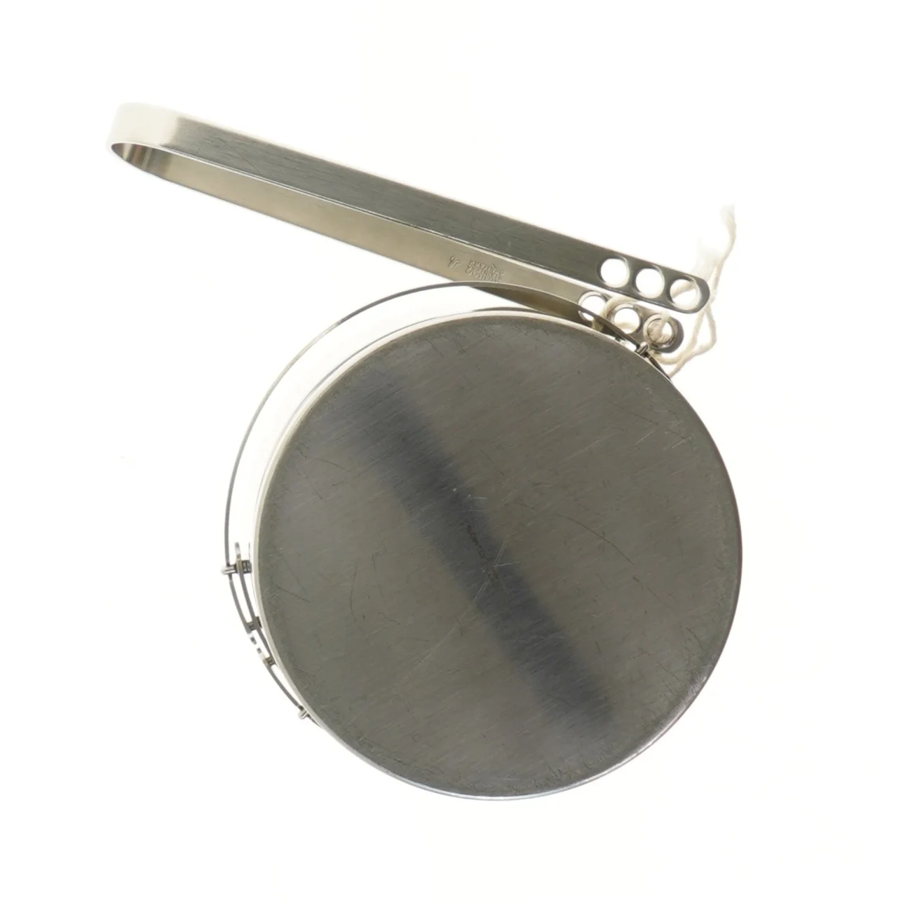 Stekton isspand med låg og istang (str. Ø 13 cm højde 11 cm)