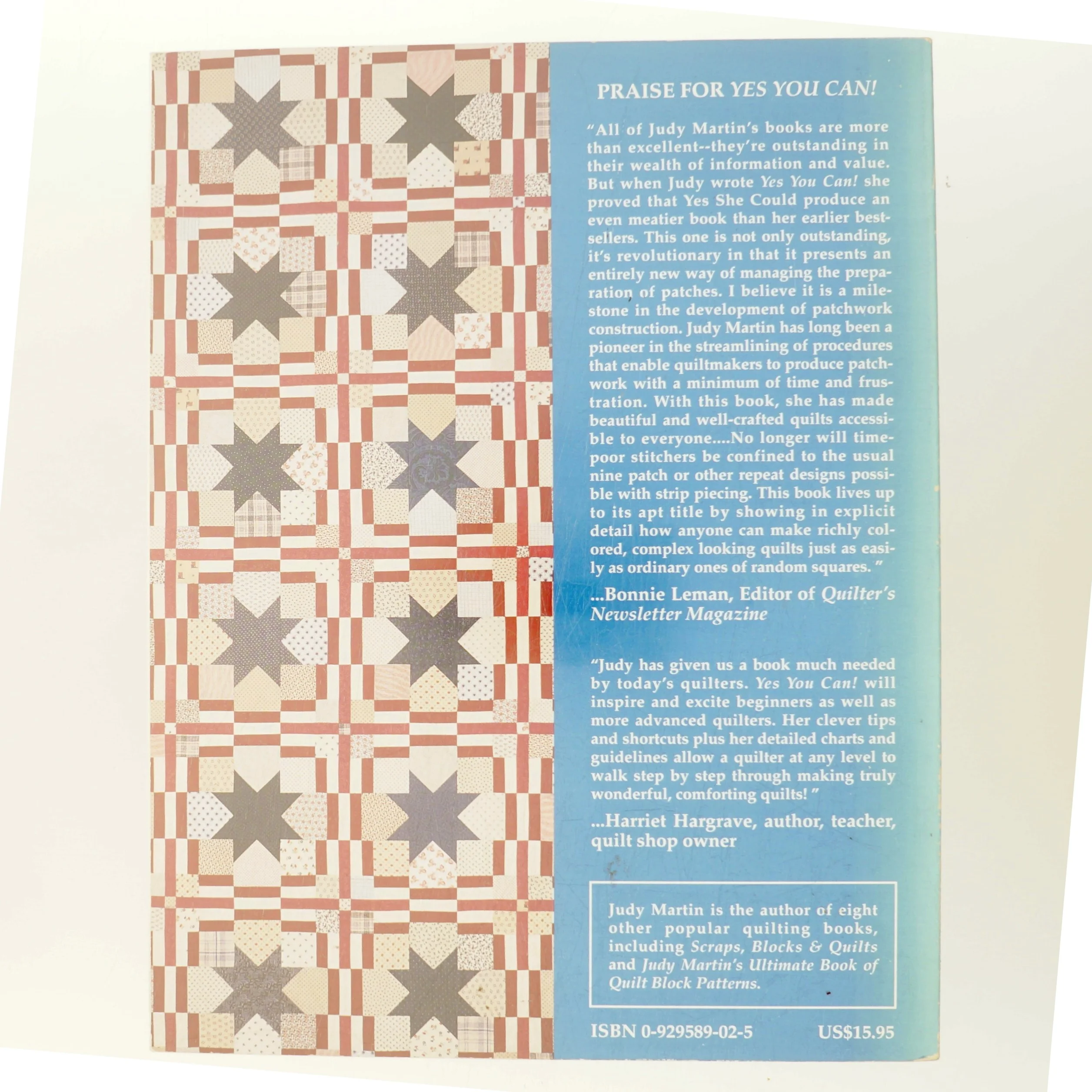 Yes You Can! Make Stunning Quilts From Simple Patterns af Judy Martin (Bog)