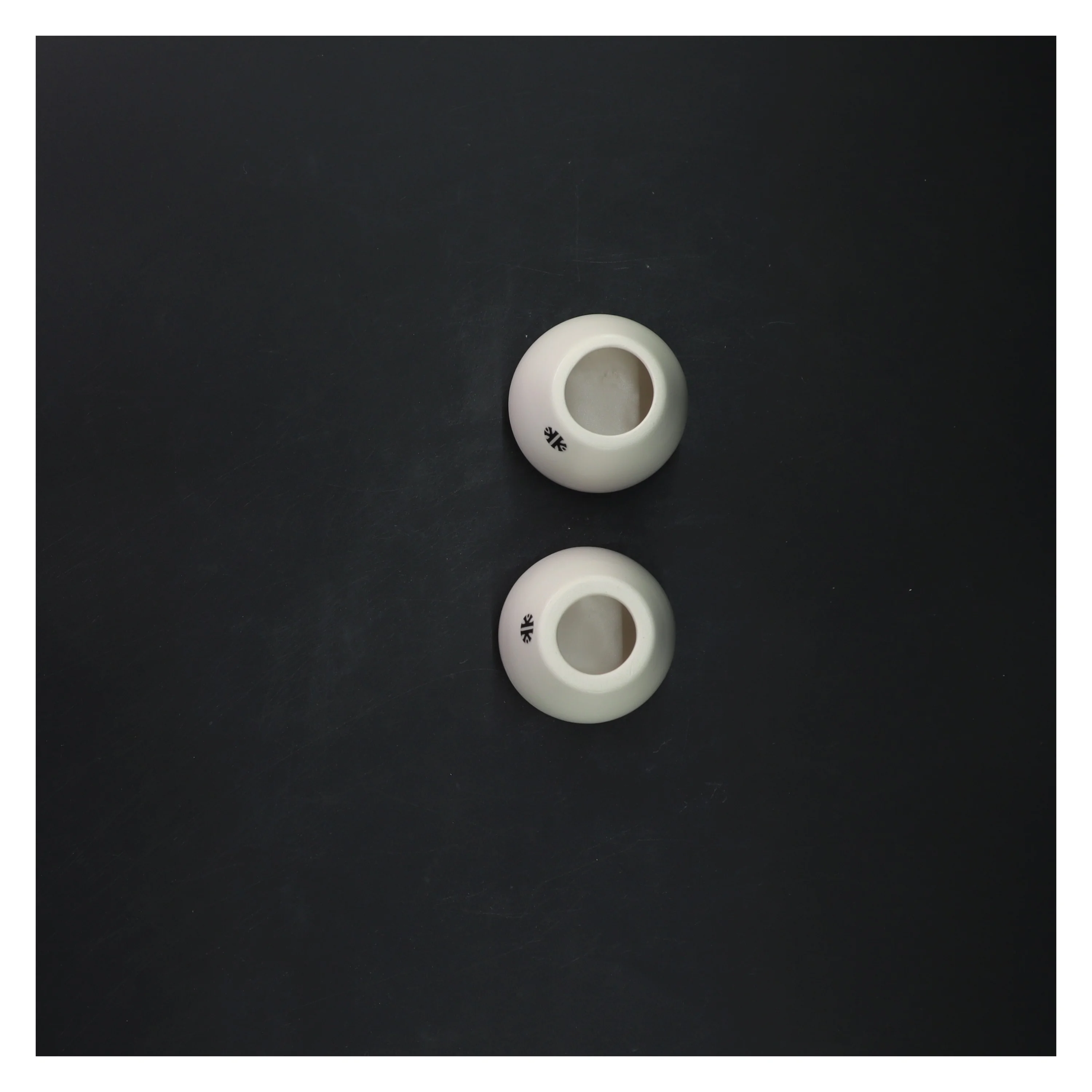 Knabstrup fyrfadstager sæt fra Knabstrup (str. 6,5 cm)