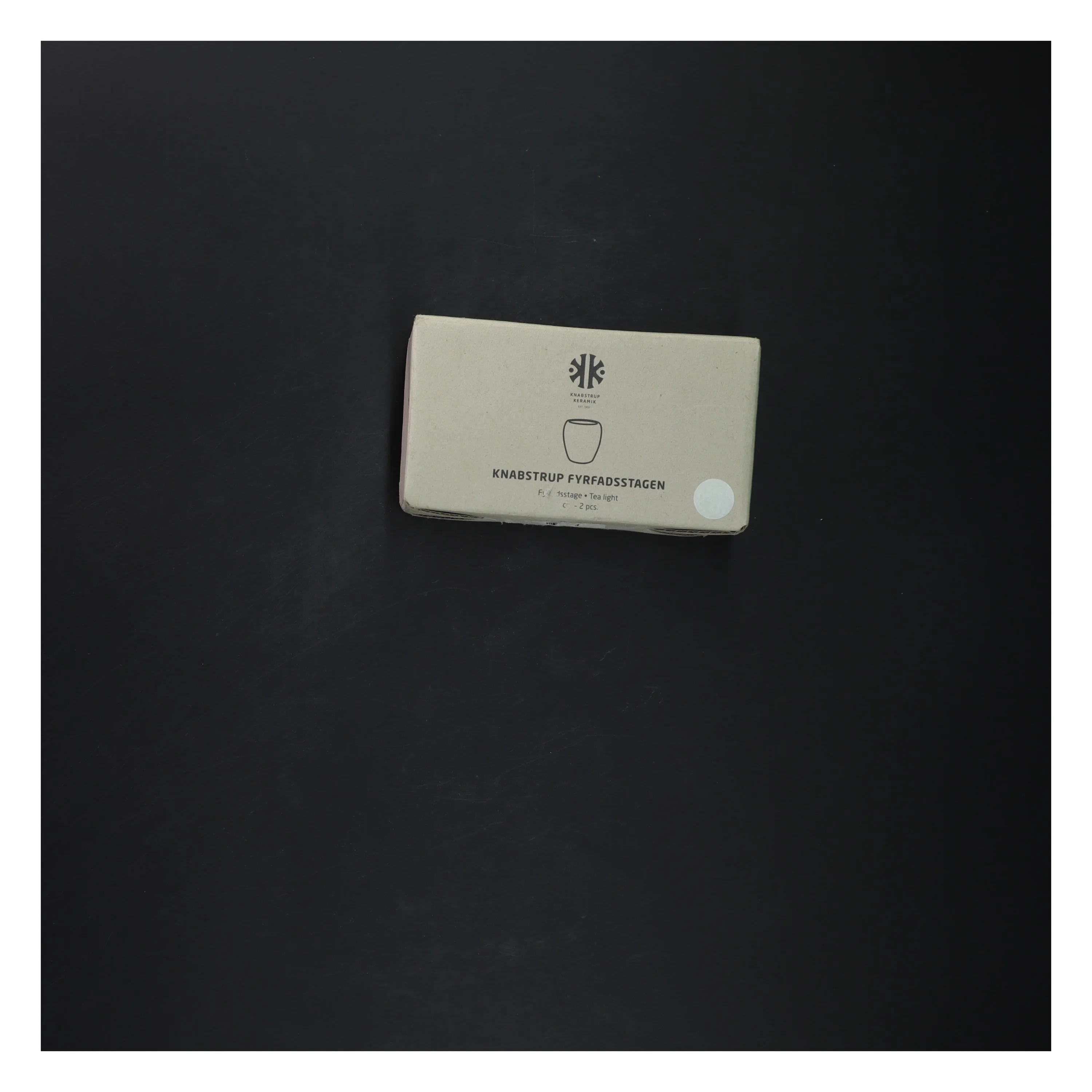 Knabstrup fyrfadstager sæt fra Knabstrup (str. 6,5 cm)