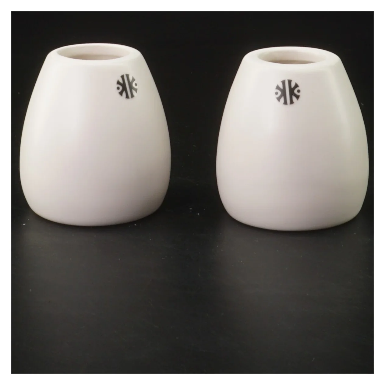 Knabstrup fyrfadstager sæt fra Knabstrup (str. 6,5 cm)