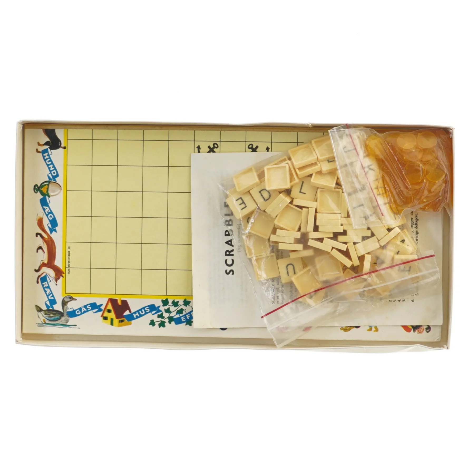 Scrabble for børn fra Drechsler (str. 37x19 cm)