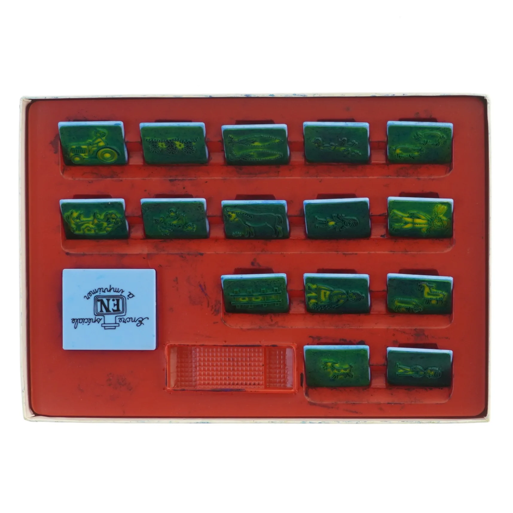 Ma Jolie Ferme stempelsæt fra Fernand Nathan (str. 35x24 cm)