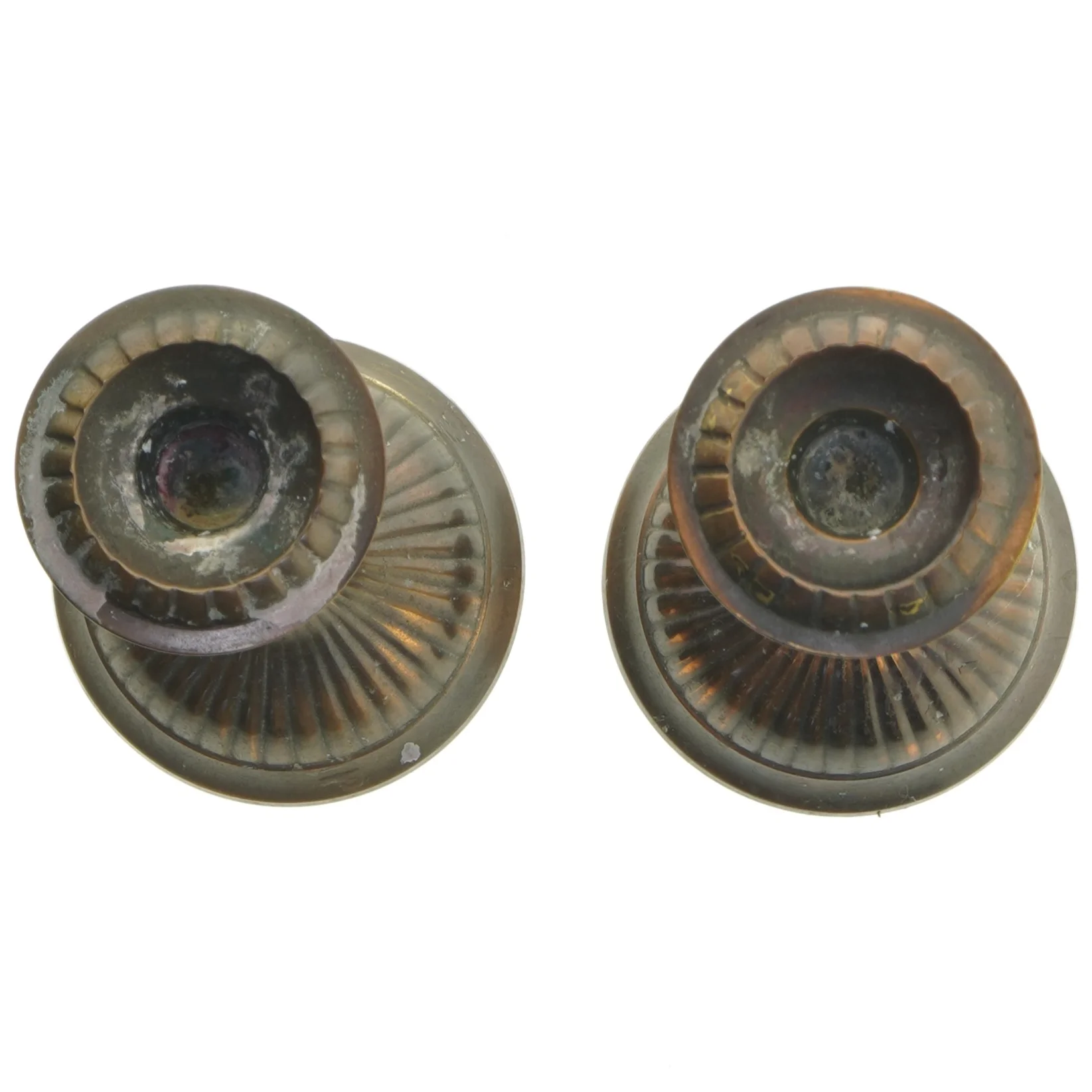 2 metal lysestager til kronelys (23 cm høje)