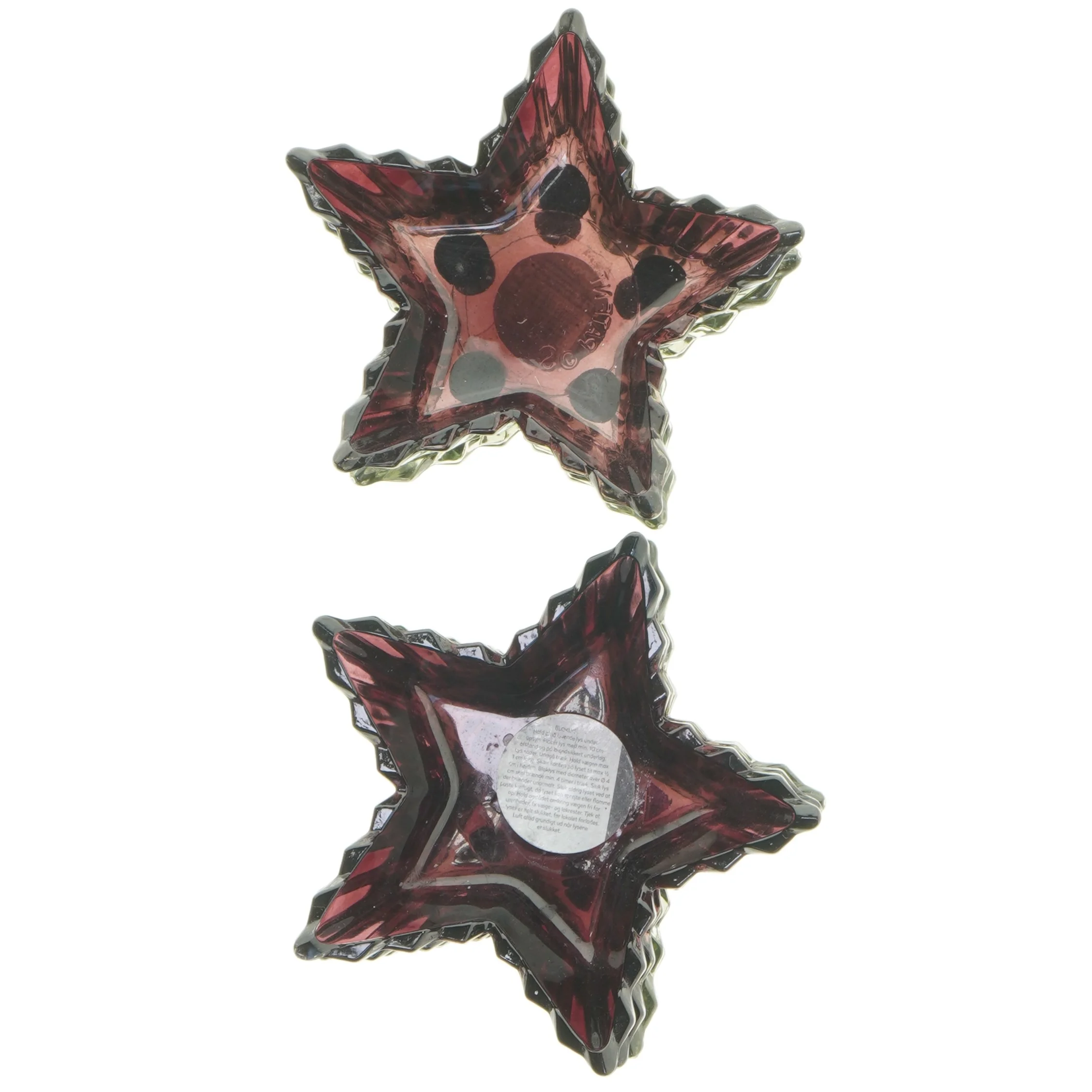 5 stk. Stjerneformede skåle fra Coop (Ø 13 cm)