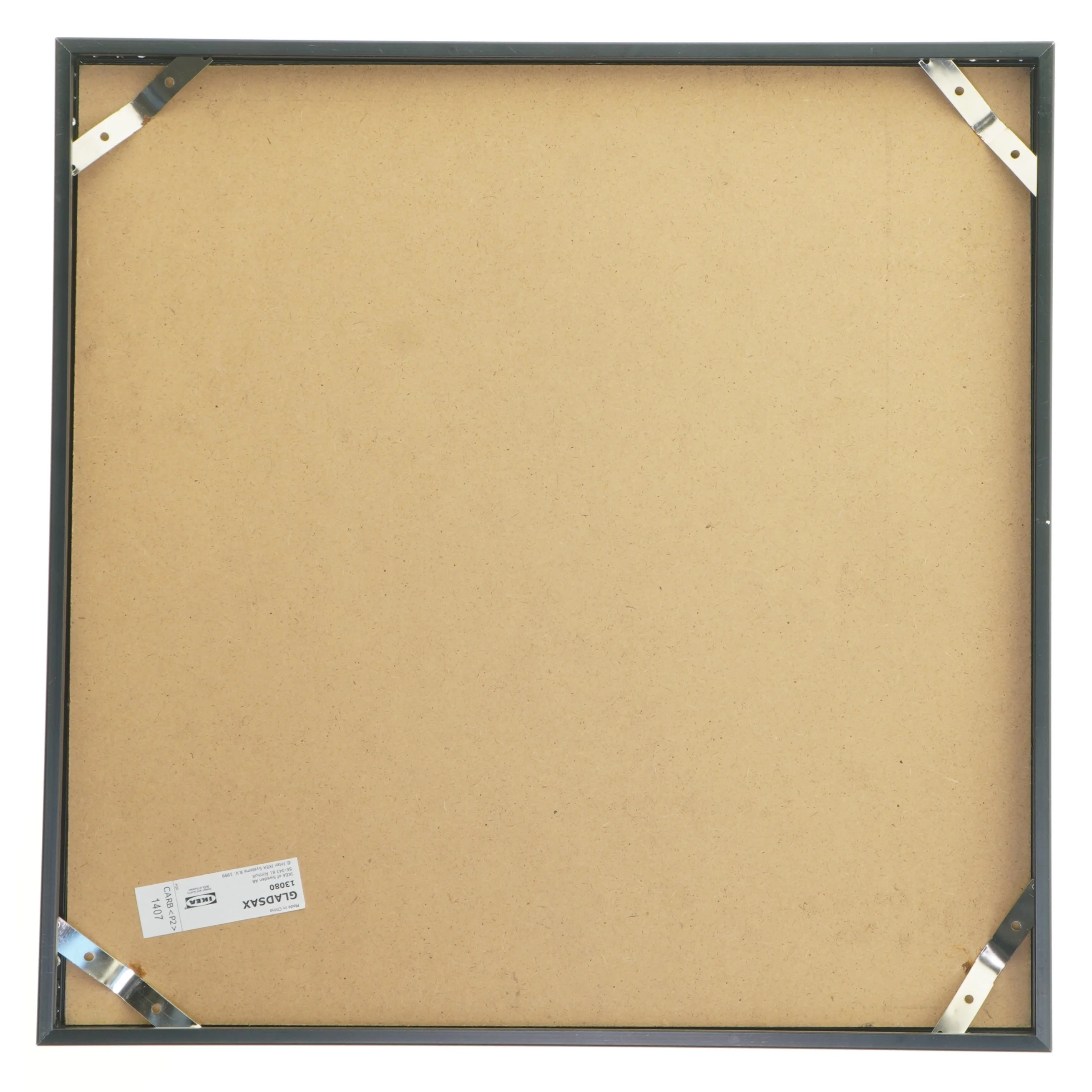 Kvadratisk billedramme fra IKEA (str. 33x33 cm)