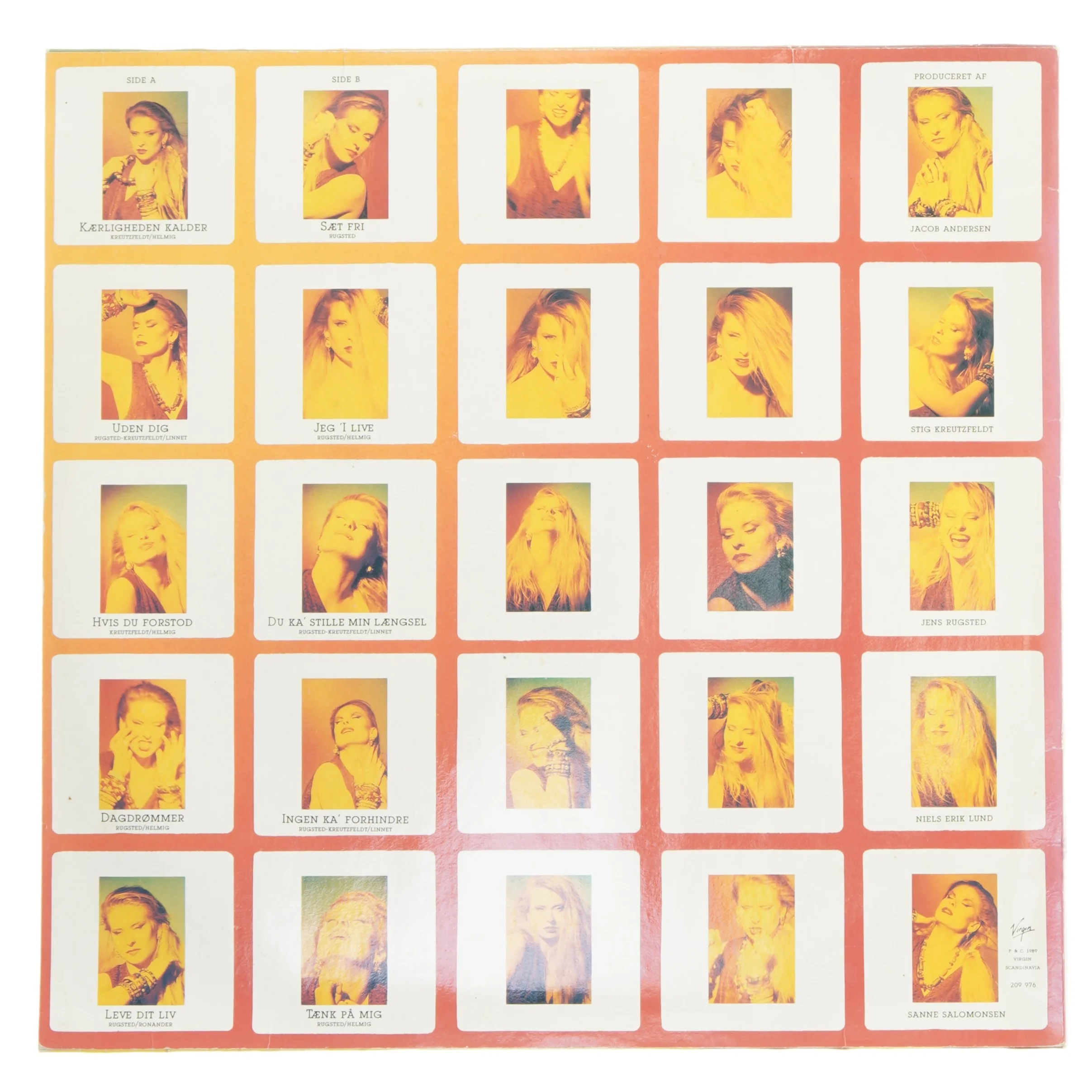 Sanne Salomonsen LP fra Virgin Records