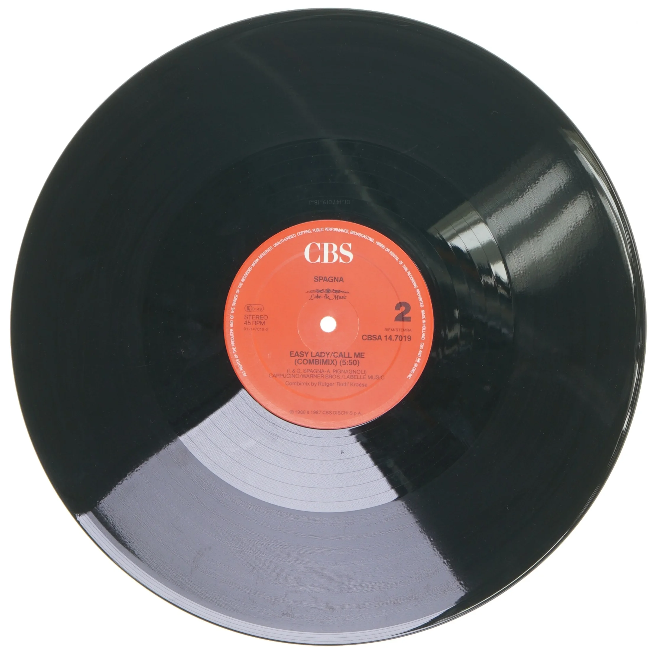 Spagna - Easy Lady Maxi Single 45 RPM fra CBS