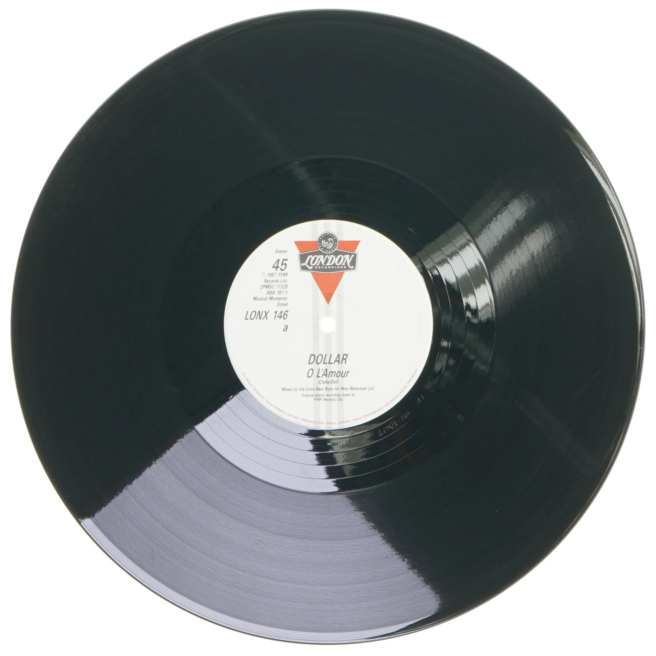 Dollar - O L'Amour vinylplade fra London Records