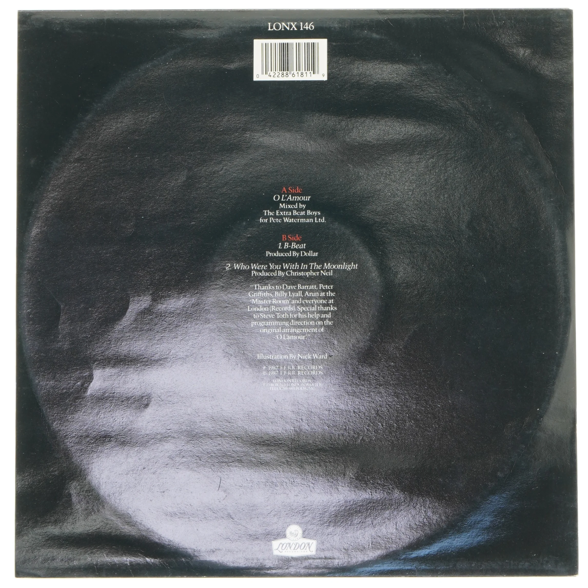 Dollar - O L'Amour vinylplade fra London Records