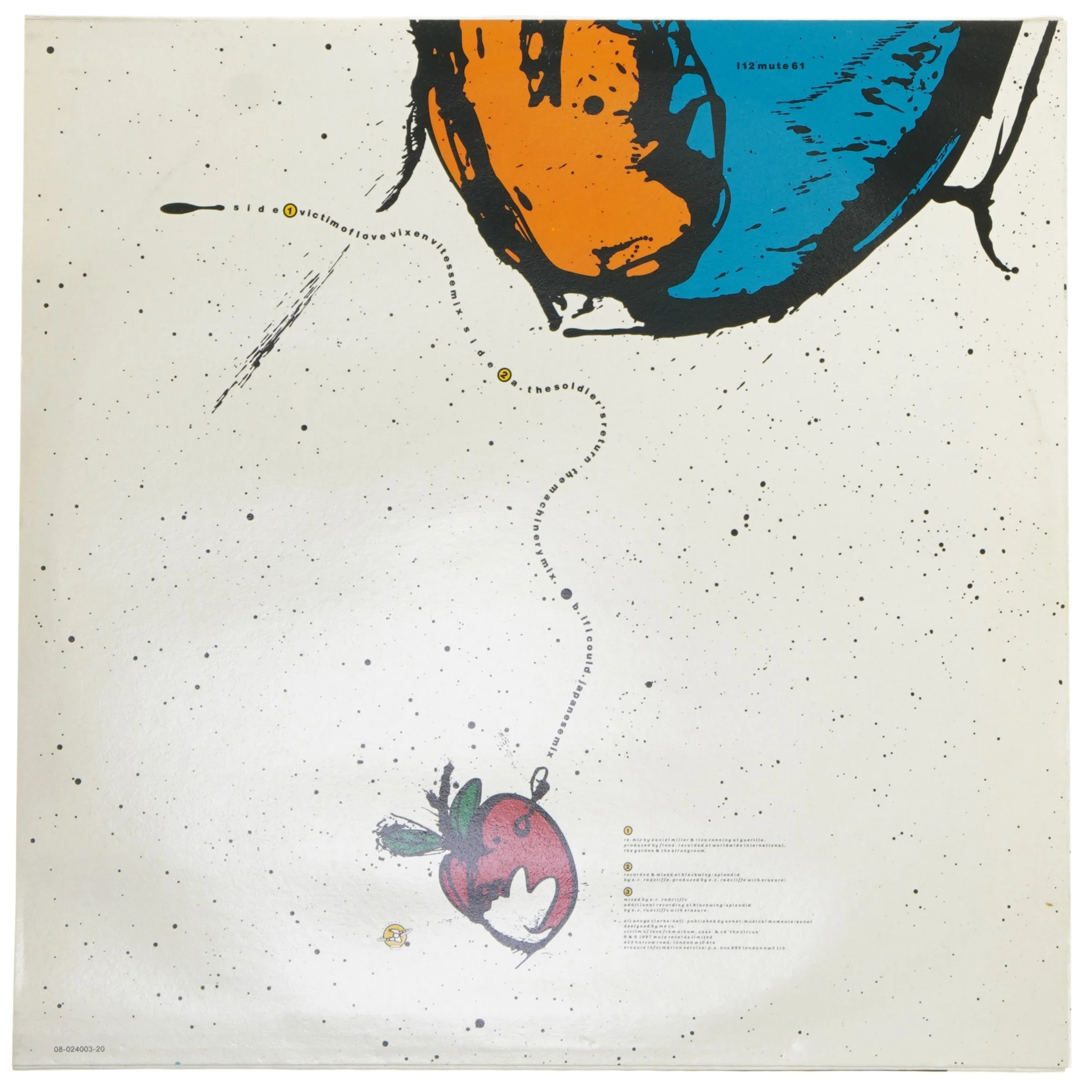 Erasure - Victim of Love Vinyl fra Mute Records