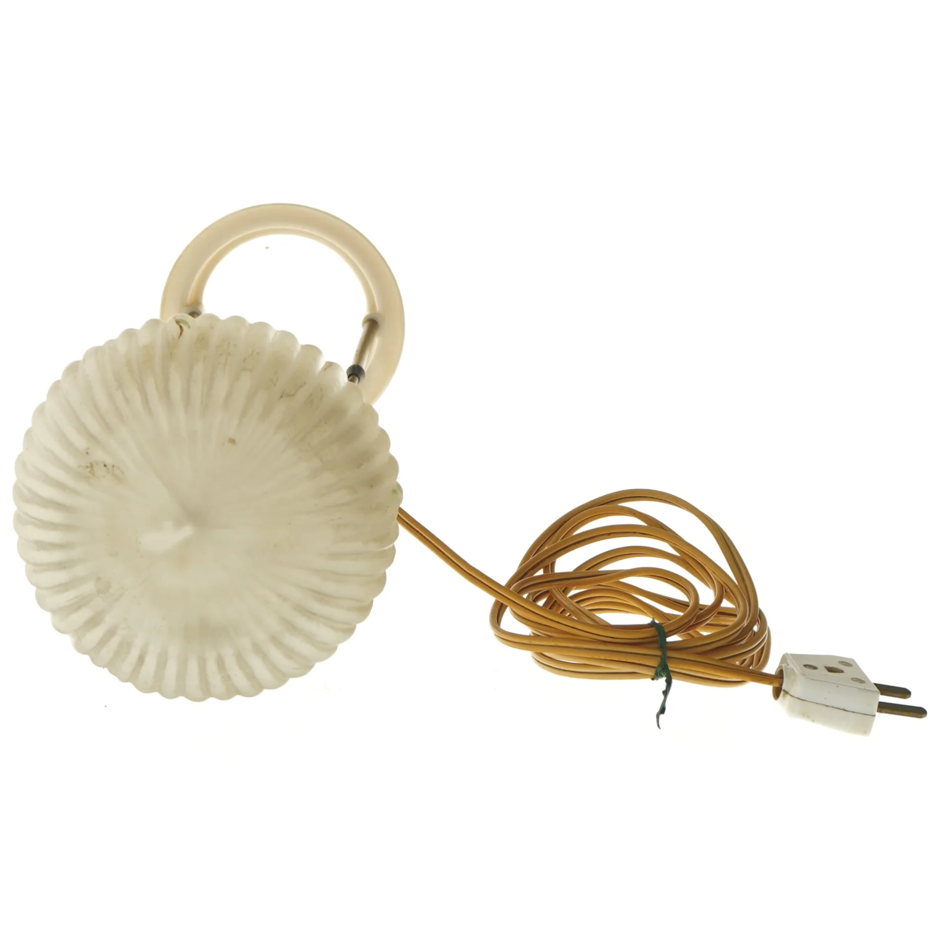 Bordlampe med glasbund (str. 38 cm)