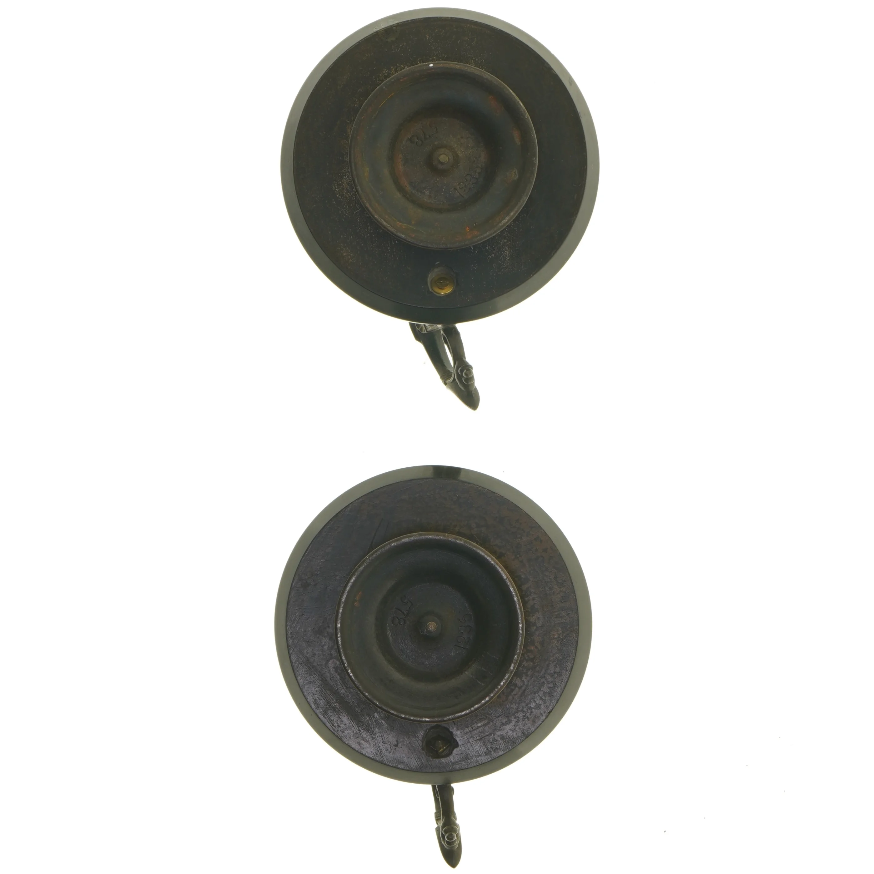 Lysestager med håndtag (str. Ø 12 cm)