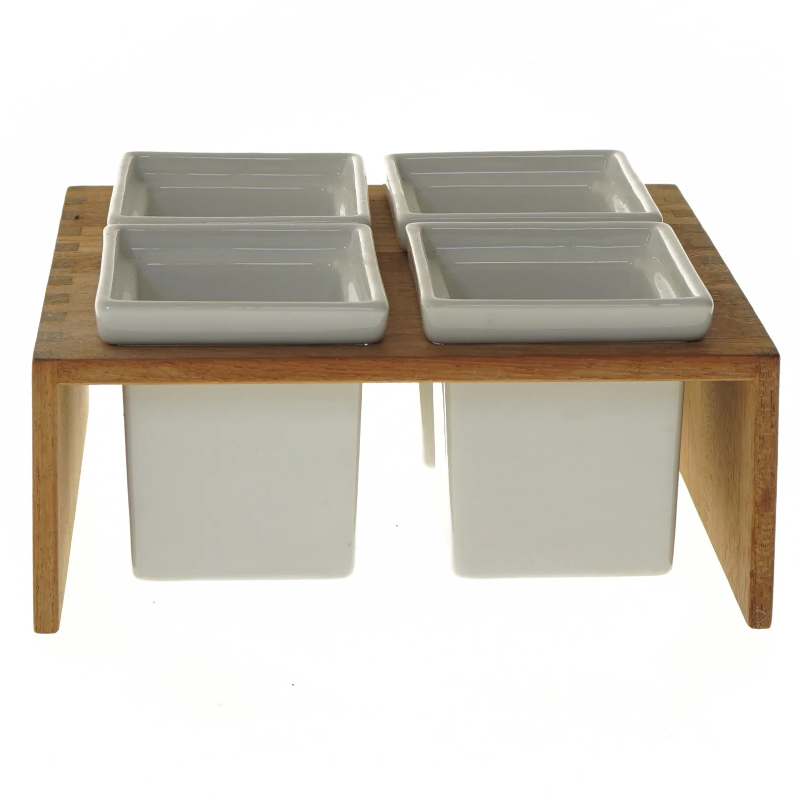 S&aelig;t med dip sk&aring;le og stativ fra Trip Trap (str. 24x10 cm)