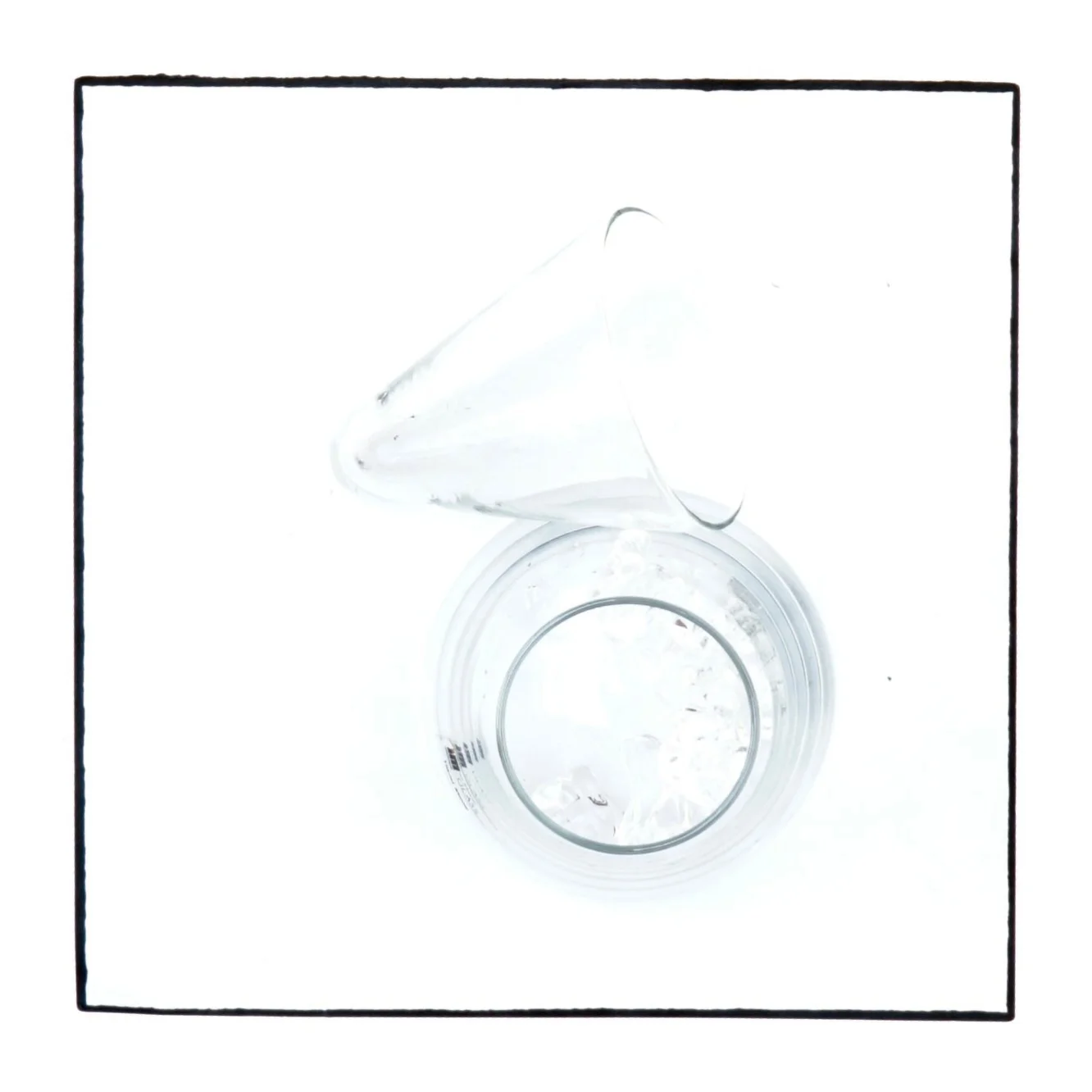 Dekorations glas fra Im Glass handmade (str. 10 x 9 cm)