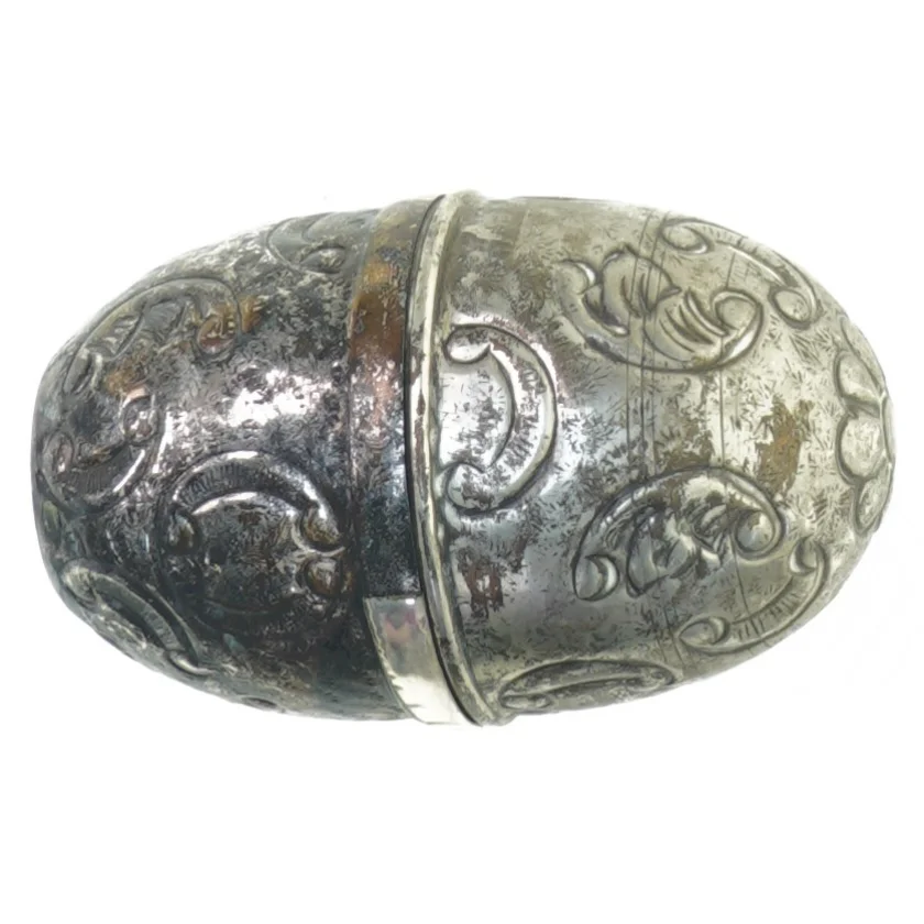 Metal æg (str. 14 x 8 cm)