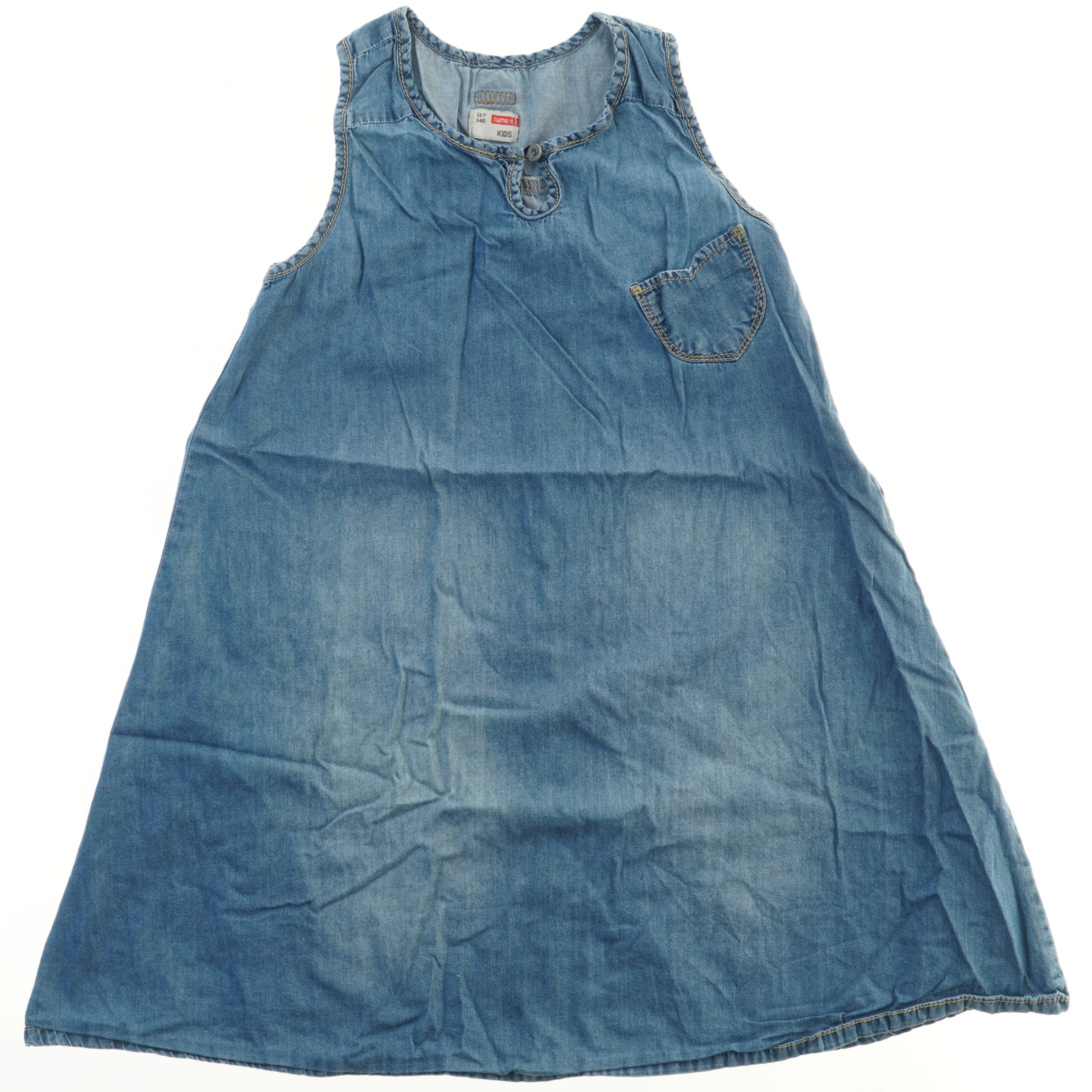 Denim kjole fra Name It (str. 146)