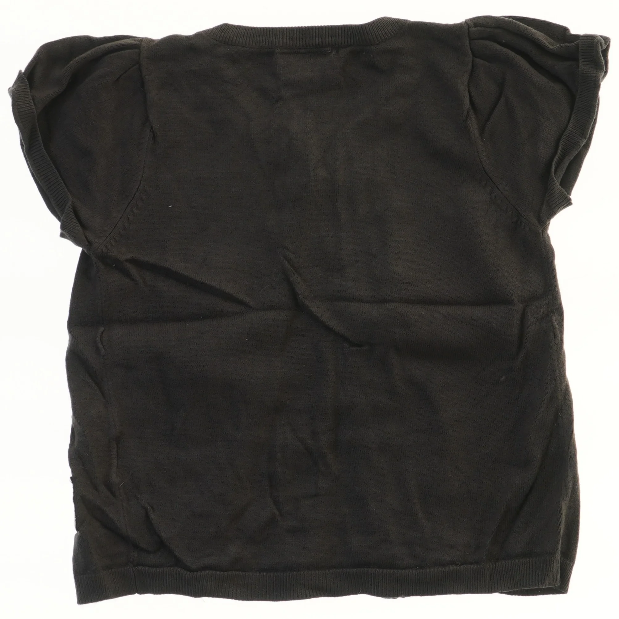 Sort kortærmet cardigan fra Pomp de Lux (str. 110)