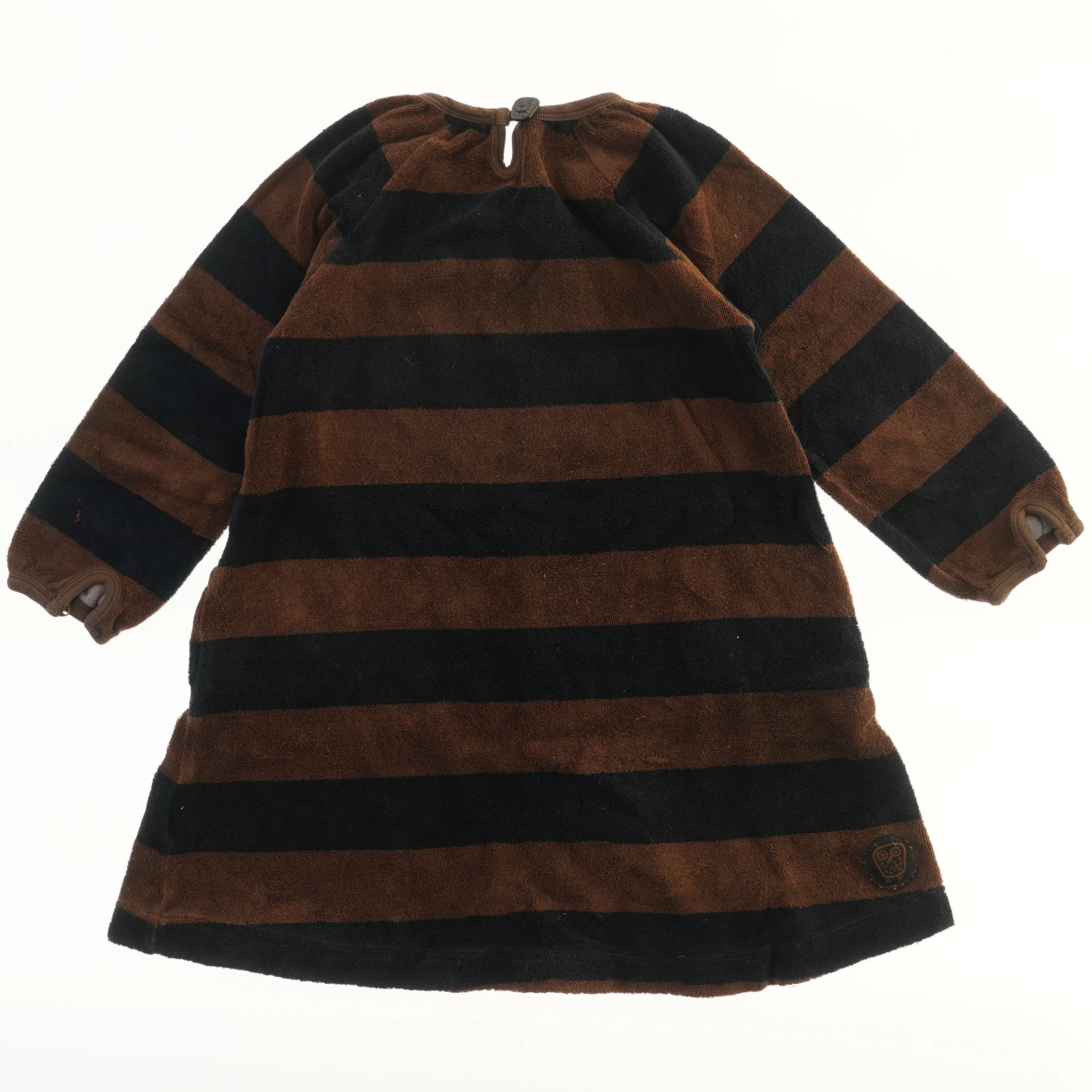 Langærmet stribet kjole fra Ej Sikke Lej (str. 98)