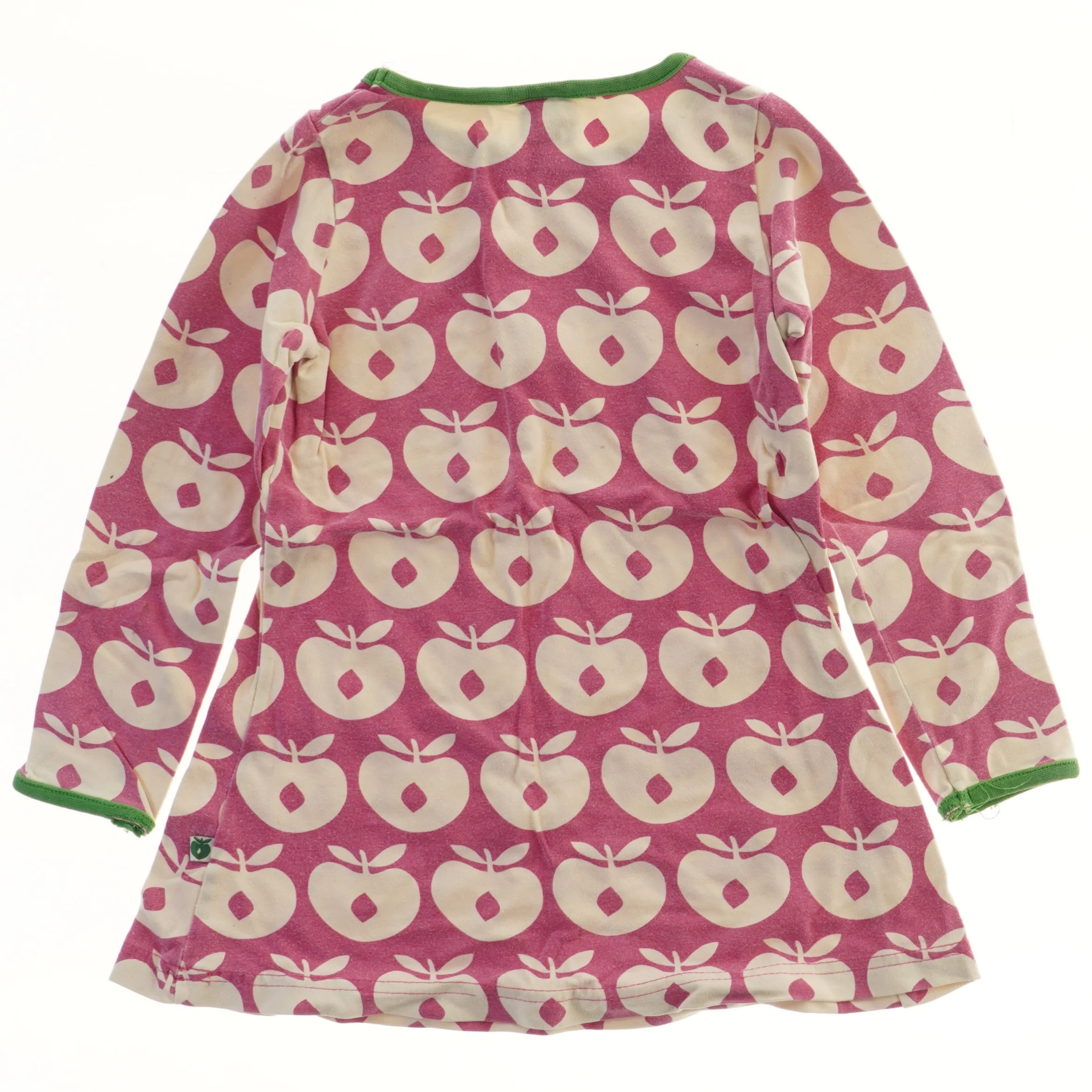 Børnekjole med æbleprint fra Småfolk (str. 92)