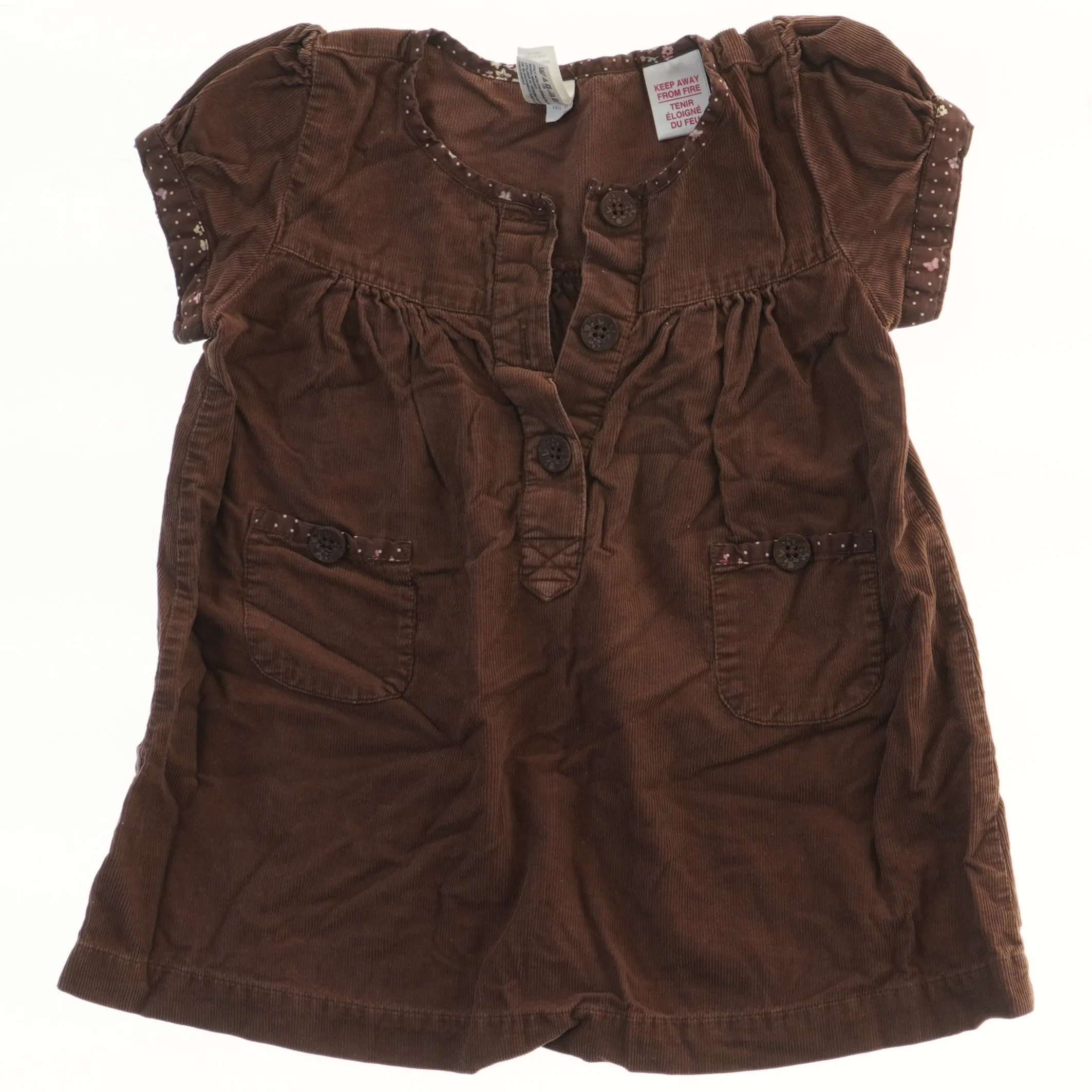 Brun kjole til børn fra Gap (str. 86)