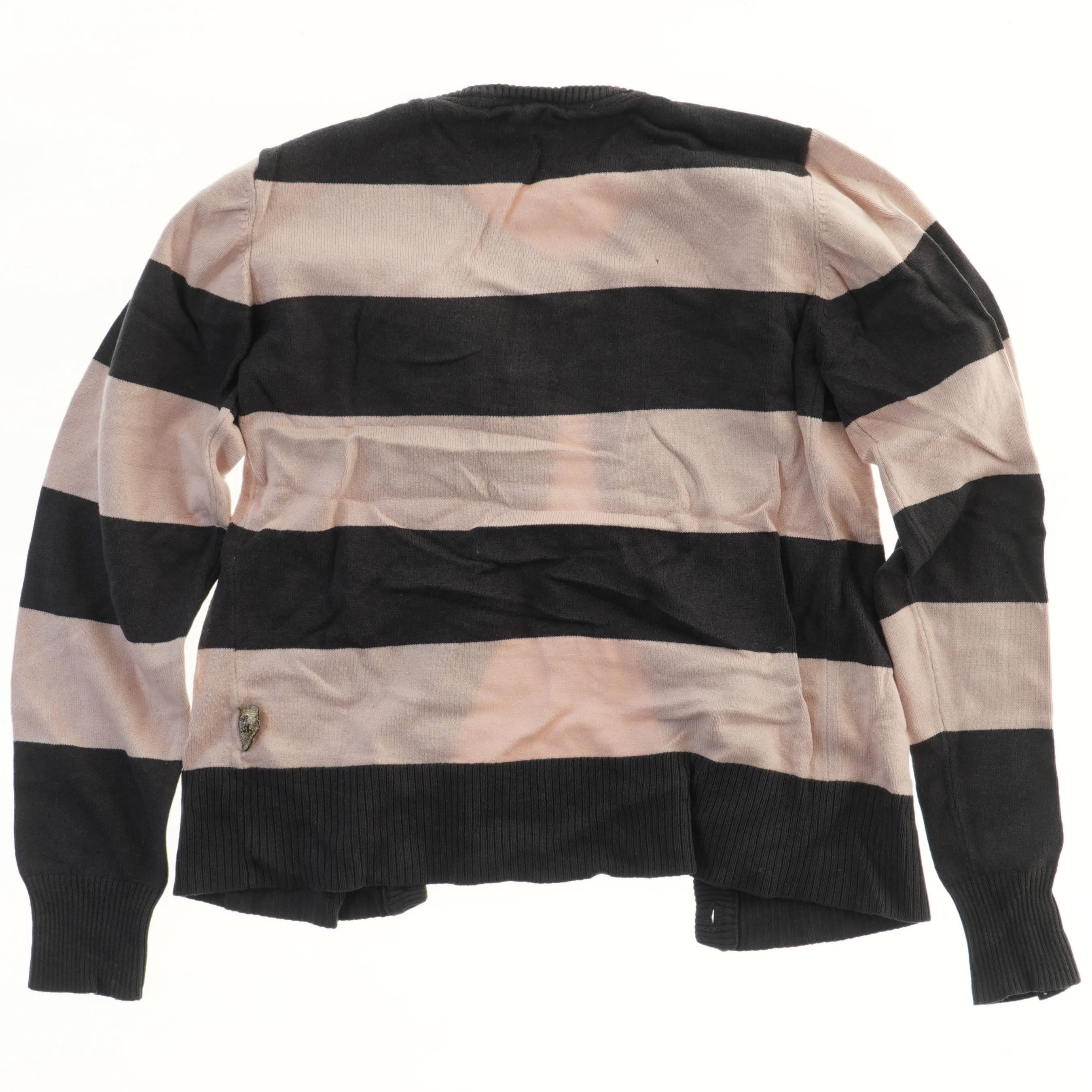 Strikket cardigan med striber fra Pomp de Lux (str. 140)