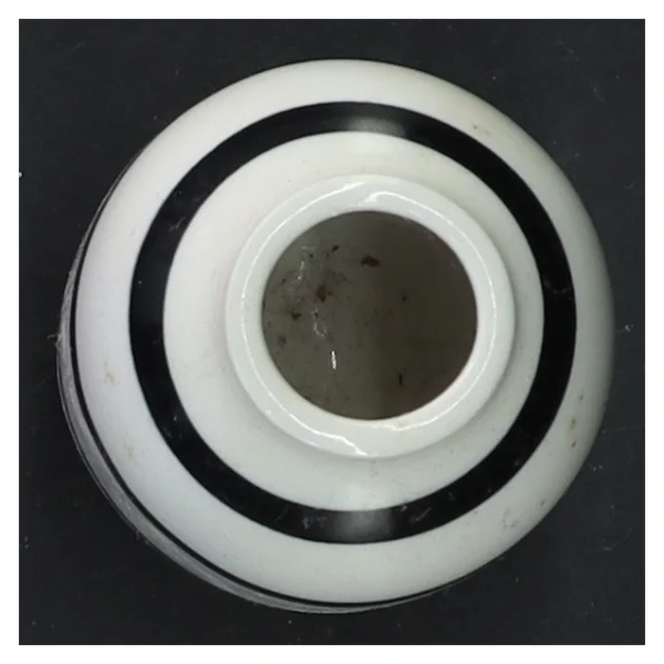 Kähler vase med sorte striber fra Kähler (str. 8x5 cm)