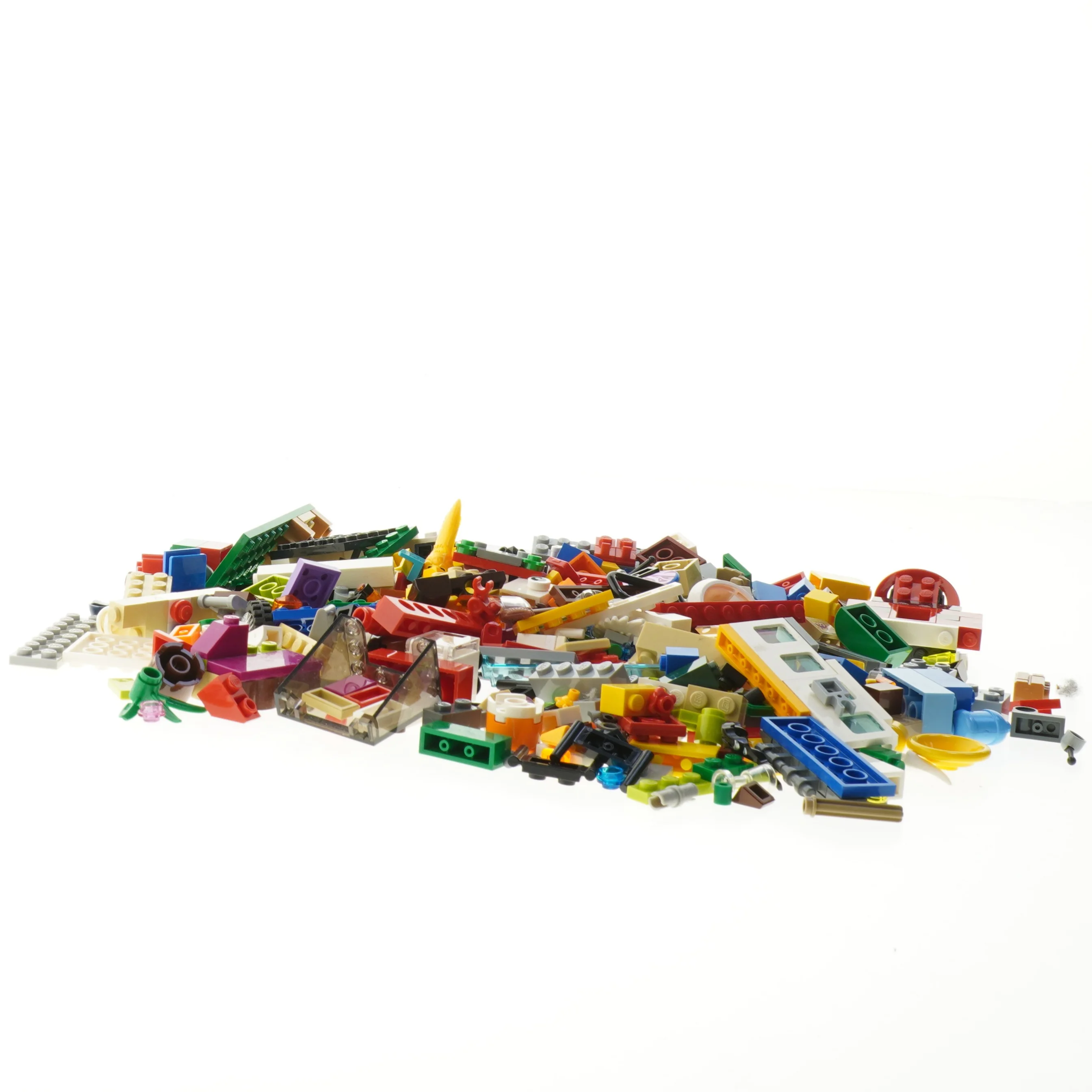 Blandet LEGO klodser, 0,41 kg fra Lego (str.  0,41 kg cm)