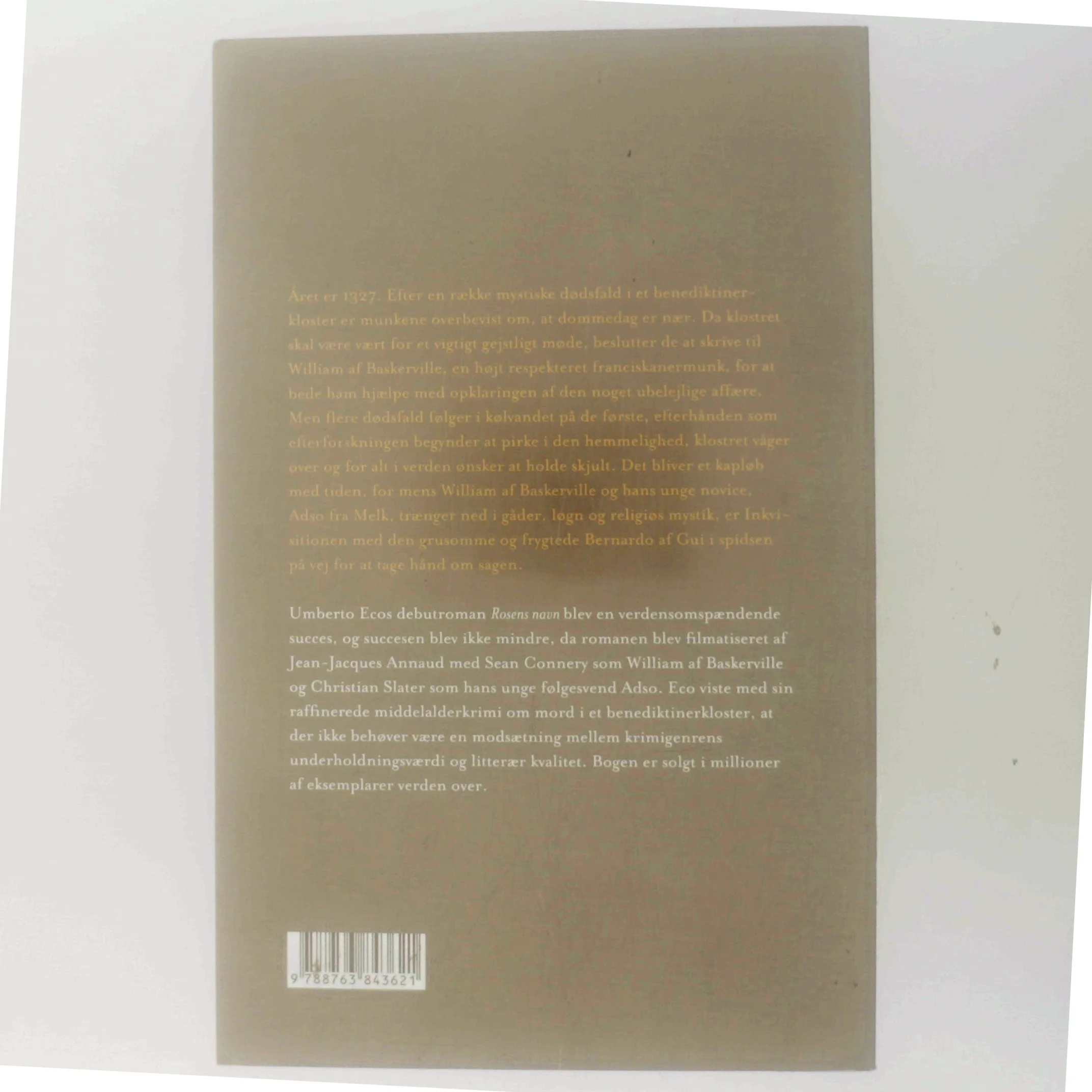 Rosens navn af Umberto Eco (Bog)