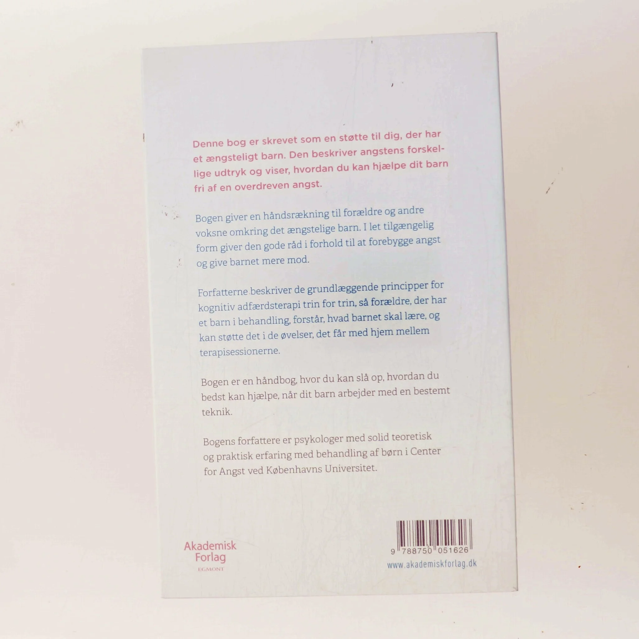 Fri af angst : en forældrehåndbog af Sonja Breinholst (Bog)