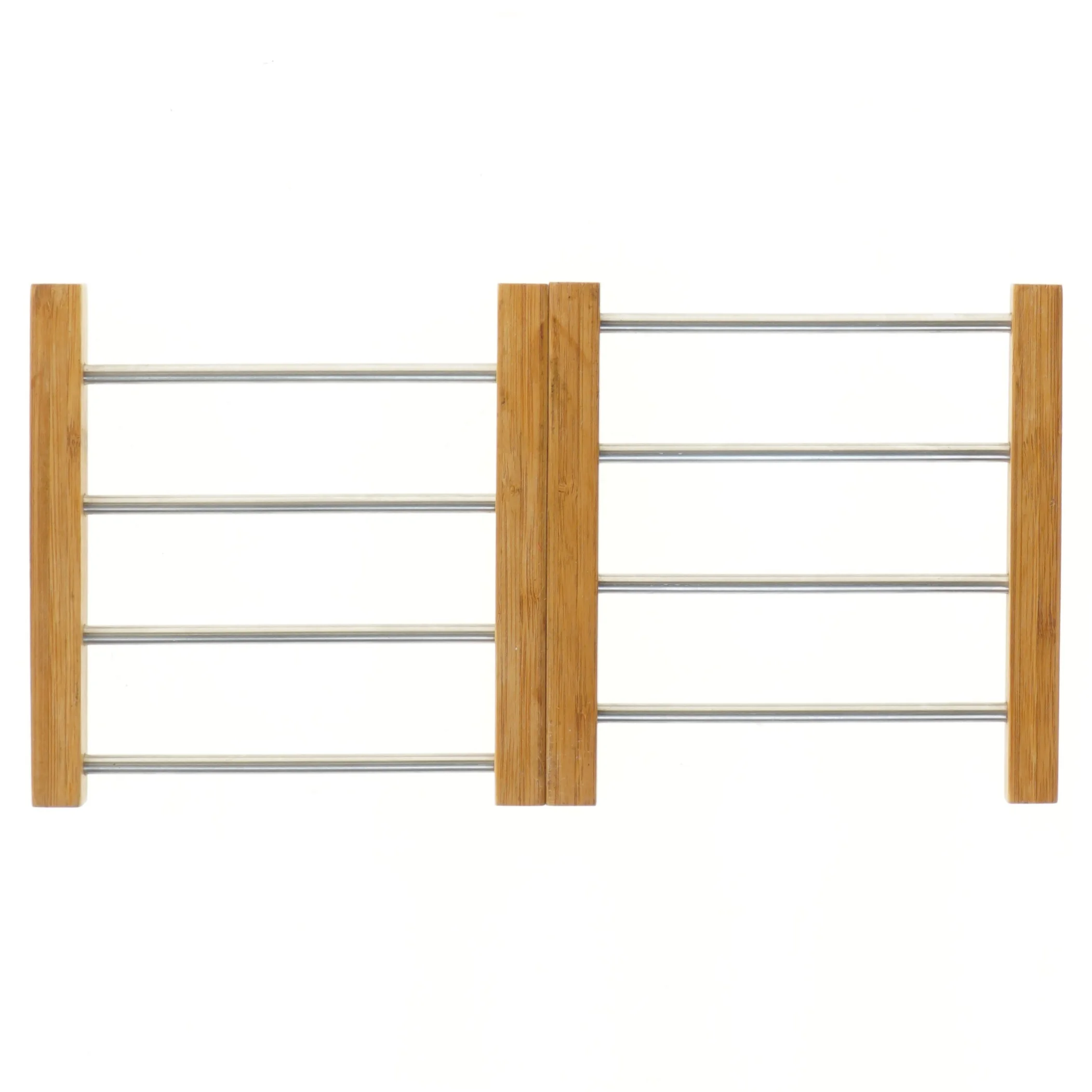 Bordskåner i bambus og metal (str. 24-40 cm)