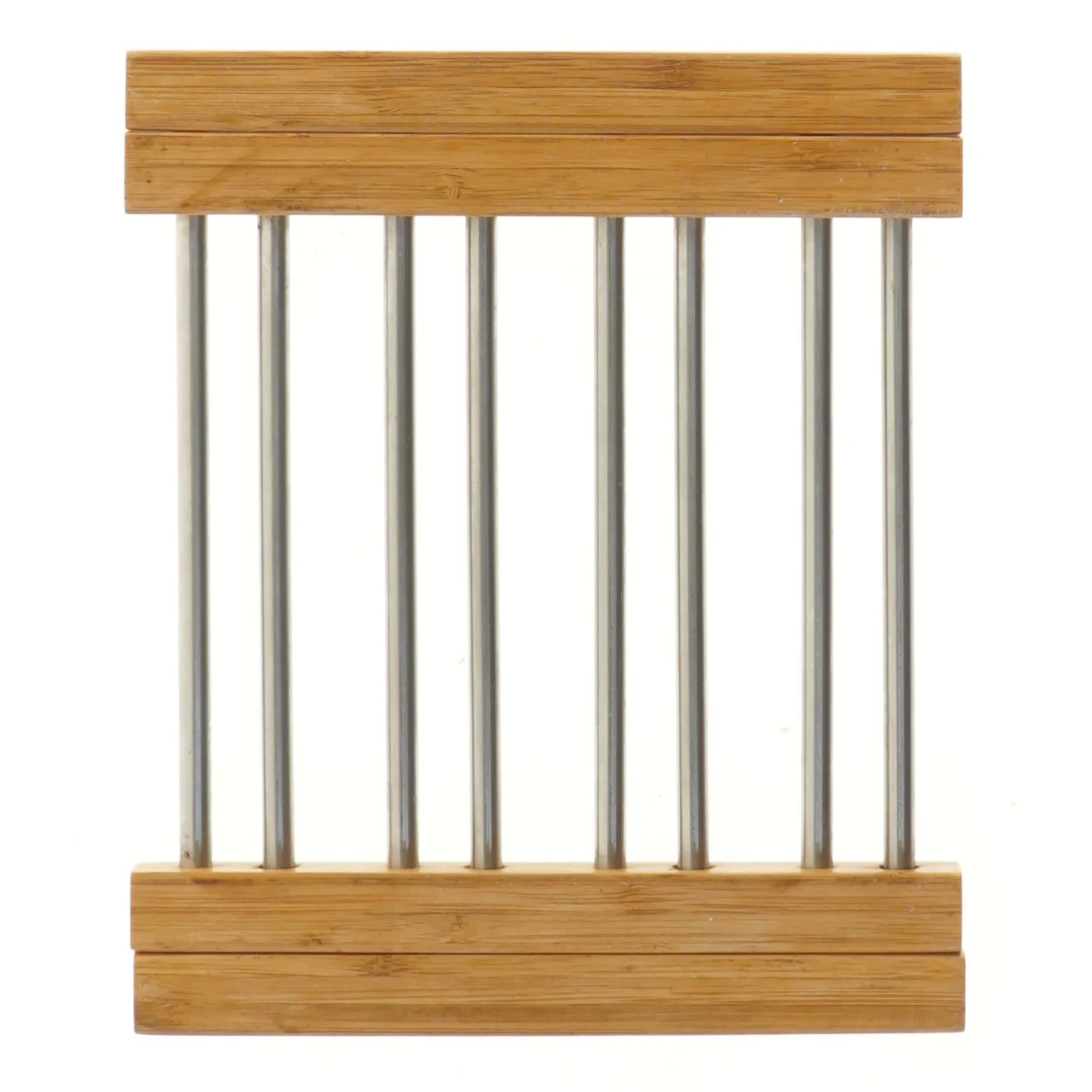 Bordskåner i bambus og metal (str. 24-40 cm)