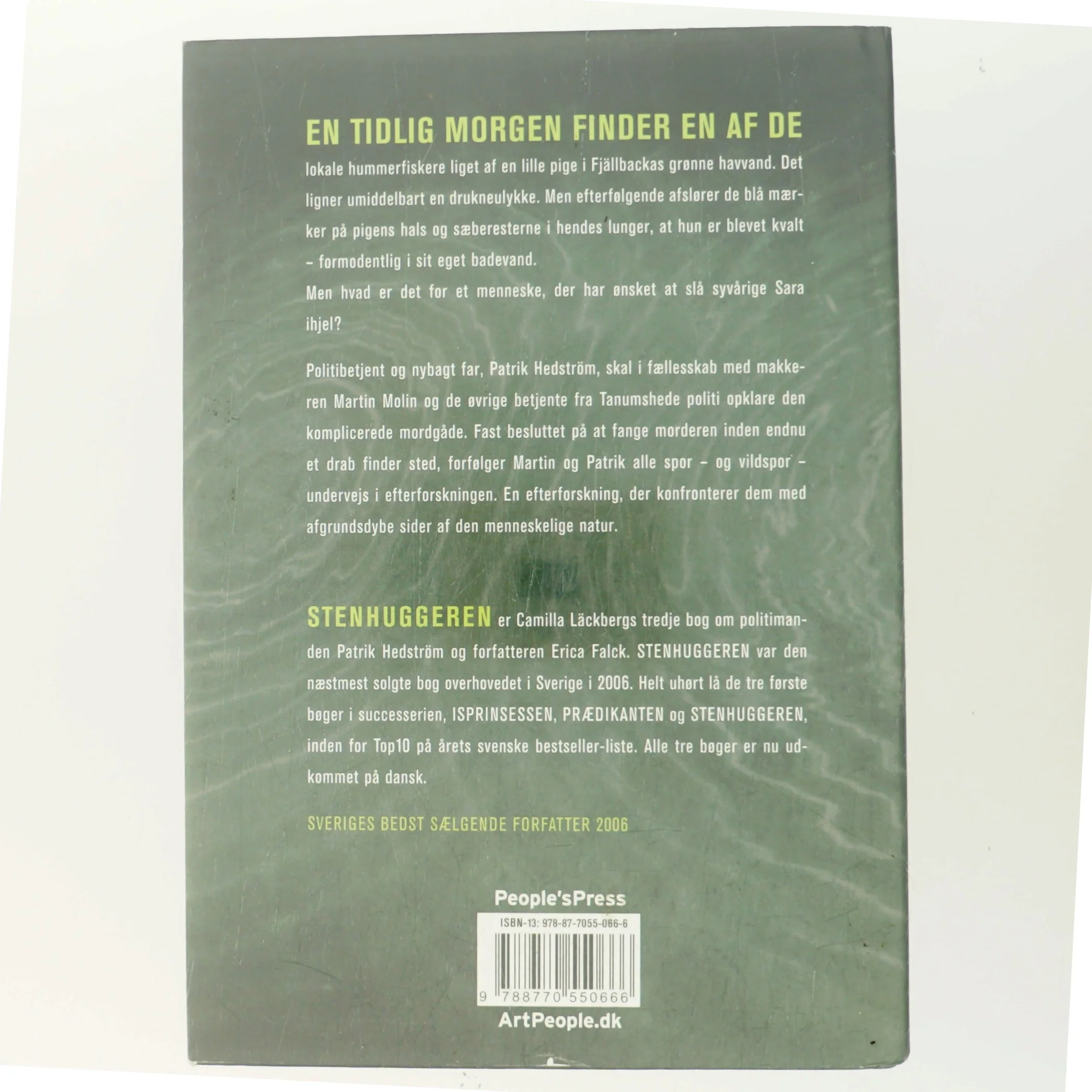 Stenhuggeren : kriminalroman af Camilla Läckberg (Bog)