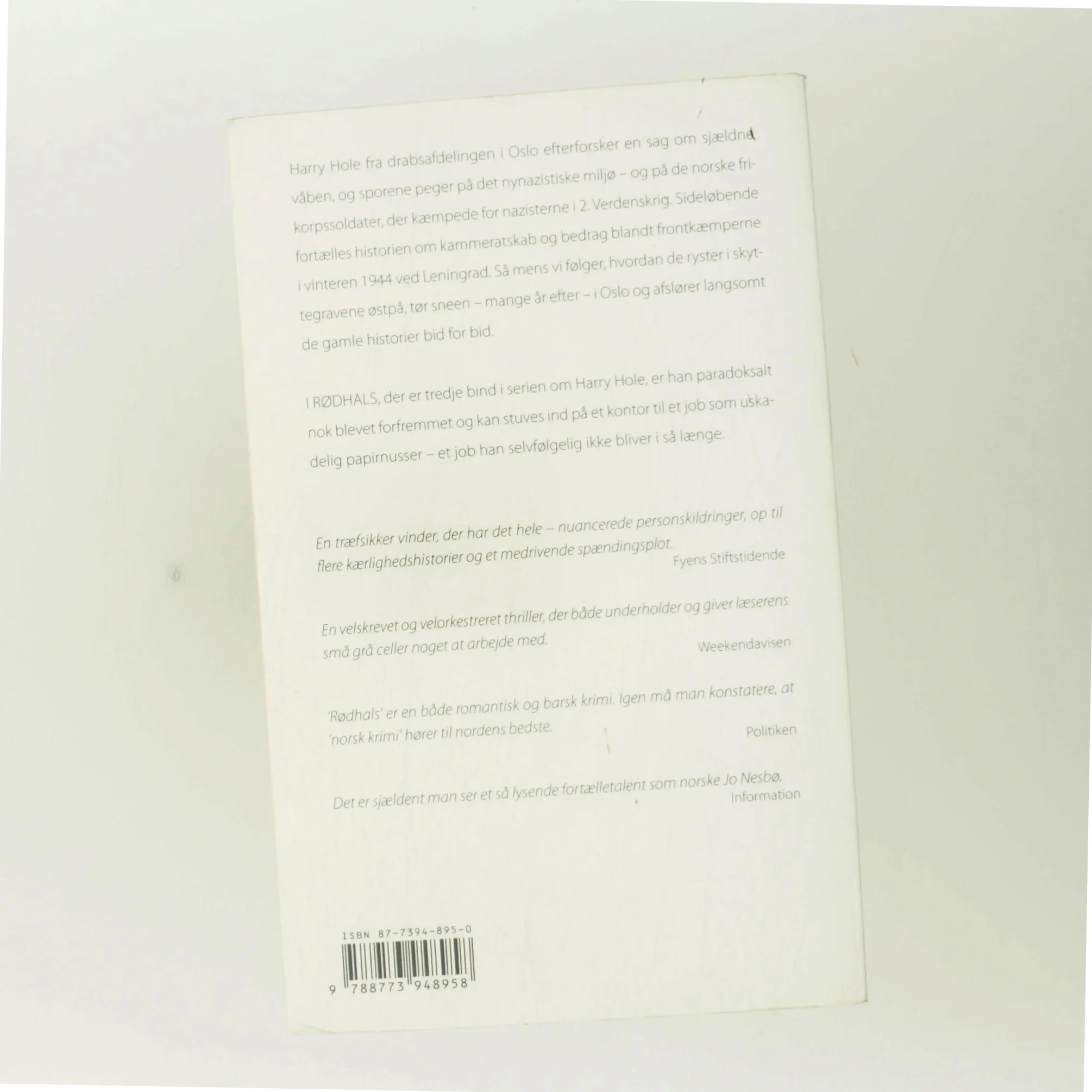 Rødhals af Jo Nesbø (Bog)